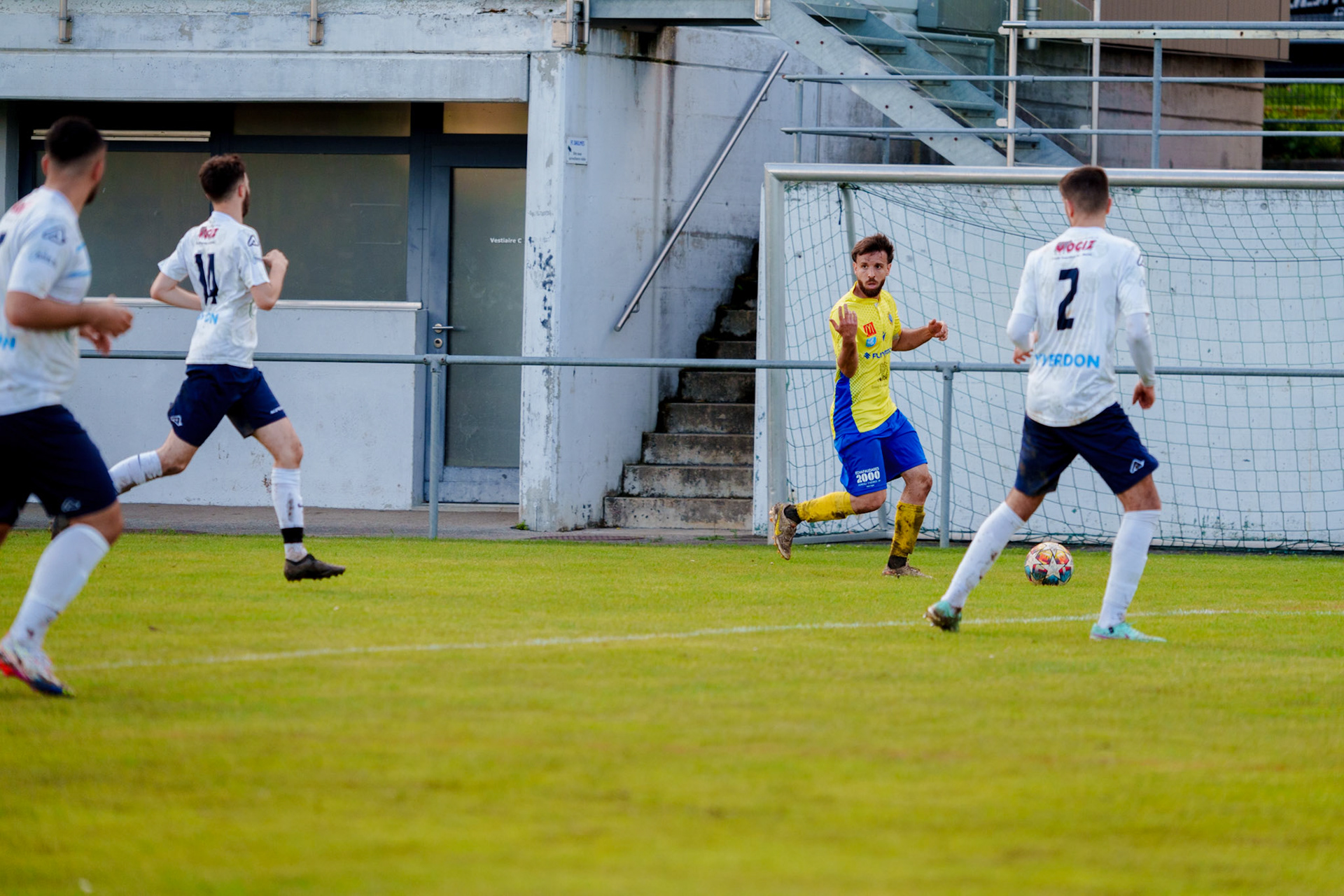 Match 2ème Ligue FC Bosna Yverdon - FC Vevey Sport II au Stade Sous-Ville à Baulmes