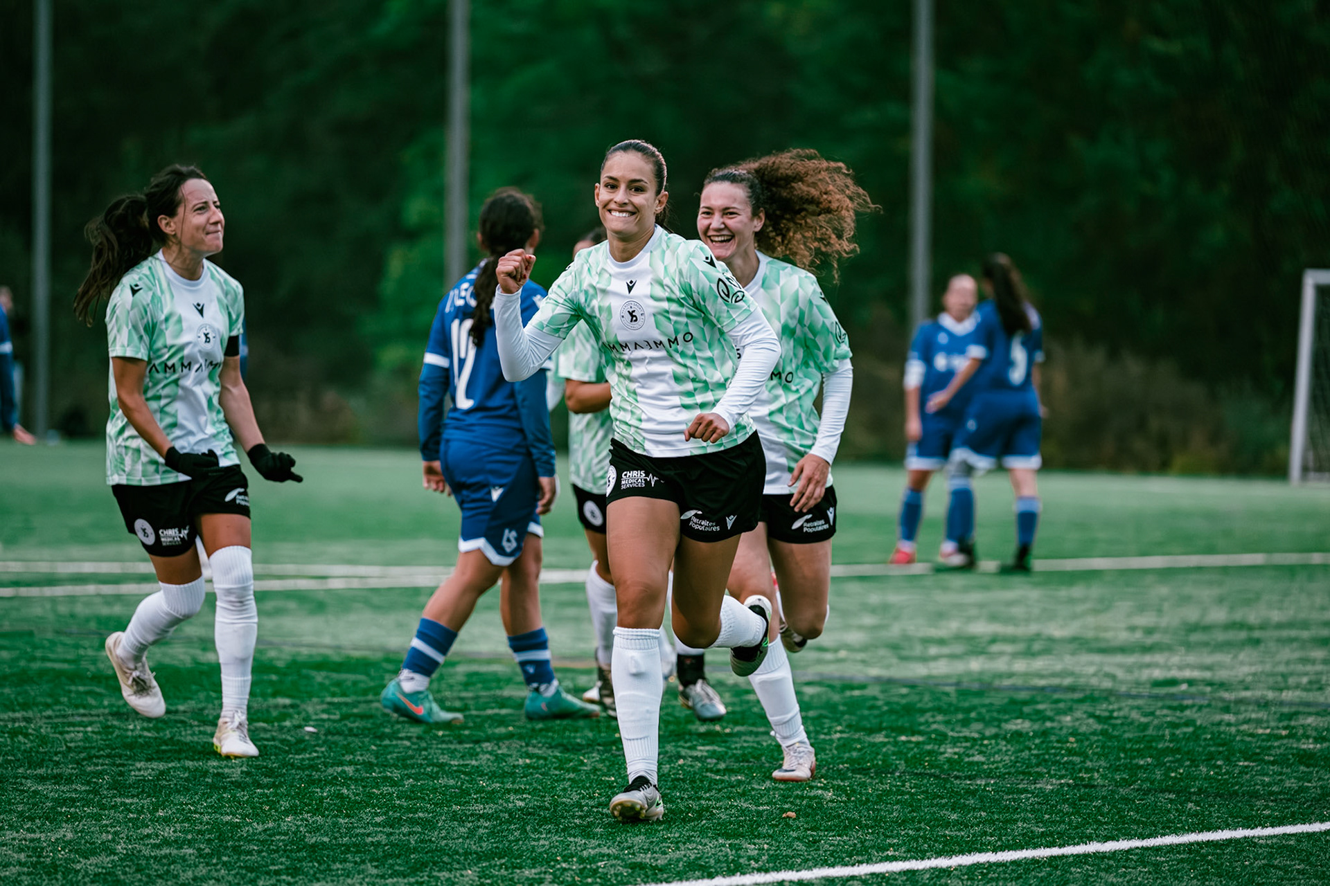 Match AXA Women’s Cup (1/16 de finale) opposant FC Lausanne-Sport et Yverdon Sport FC au Centre sportif de la Tuilière. (Christian António/LibsVisuals.com)