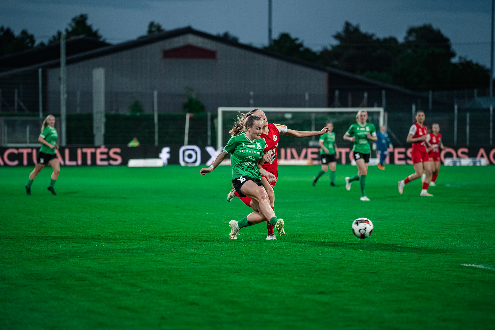 Yverdon Sport FC et FC Rapperswil-Jona au Stade Municipal. (Christian António/LibsVisuals.com)