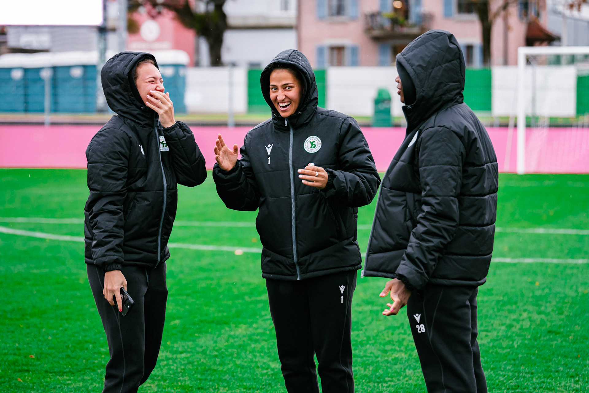 Match de championnat LNB féminine opposant Yverdon Sport FC et le FC Lugano au Stade Municipal, Yverdon-les-Bains. (Christian António / LibsVisuals.com)