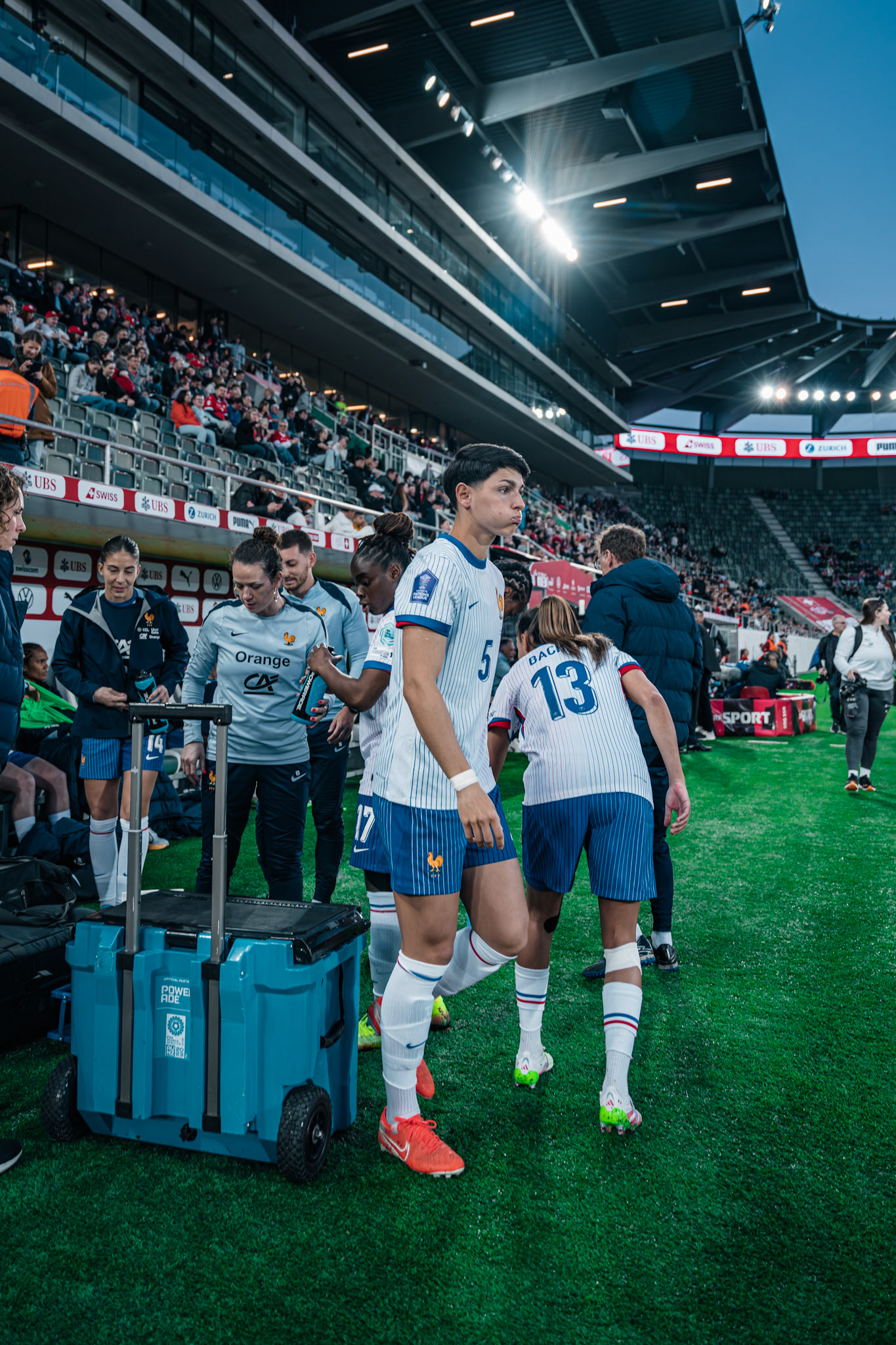UEFA Women’s Nations League Suisse - France au Kybunpark. (Christian António/LibsVisuals.com)