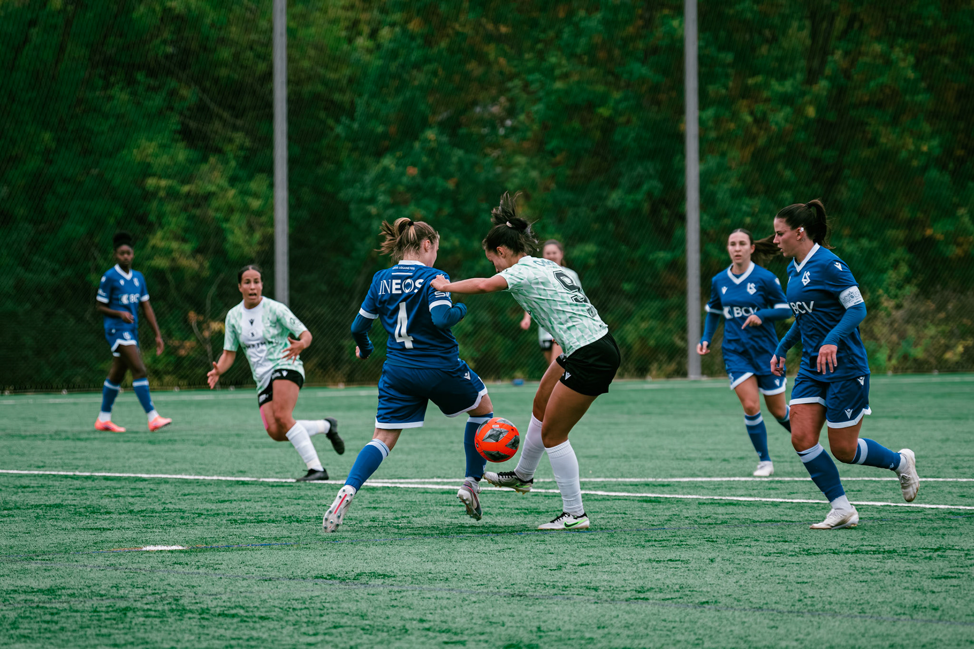 Match AXA Women’s Cup (1/16 de finale) opposant FC Lausanne-Sport et Yverdon Sport FC au Centre sportif de la Tuilière. (Christian António/LibsVisuals.com)