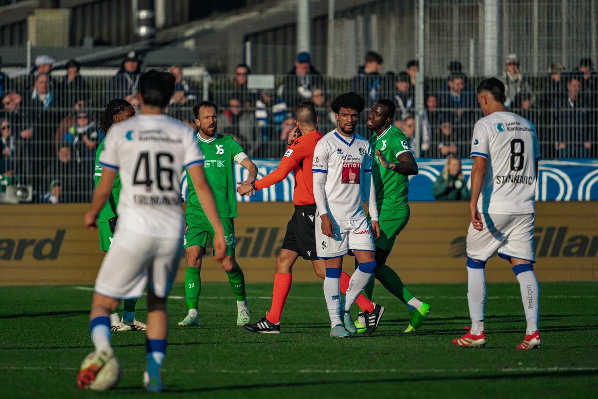 Yverdon Sport FC et FC Luzern au Stade Municipal. (Christian António/LibsVisuals.com)
