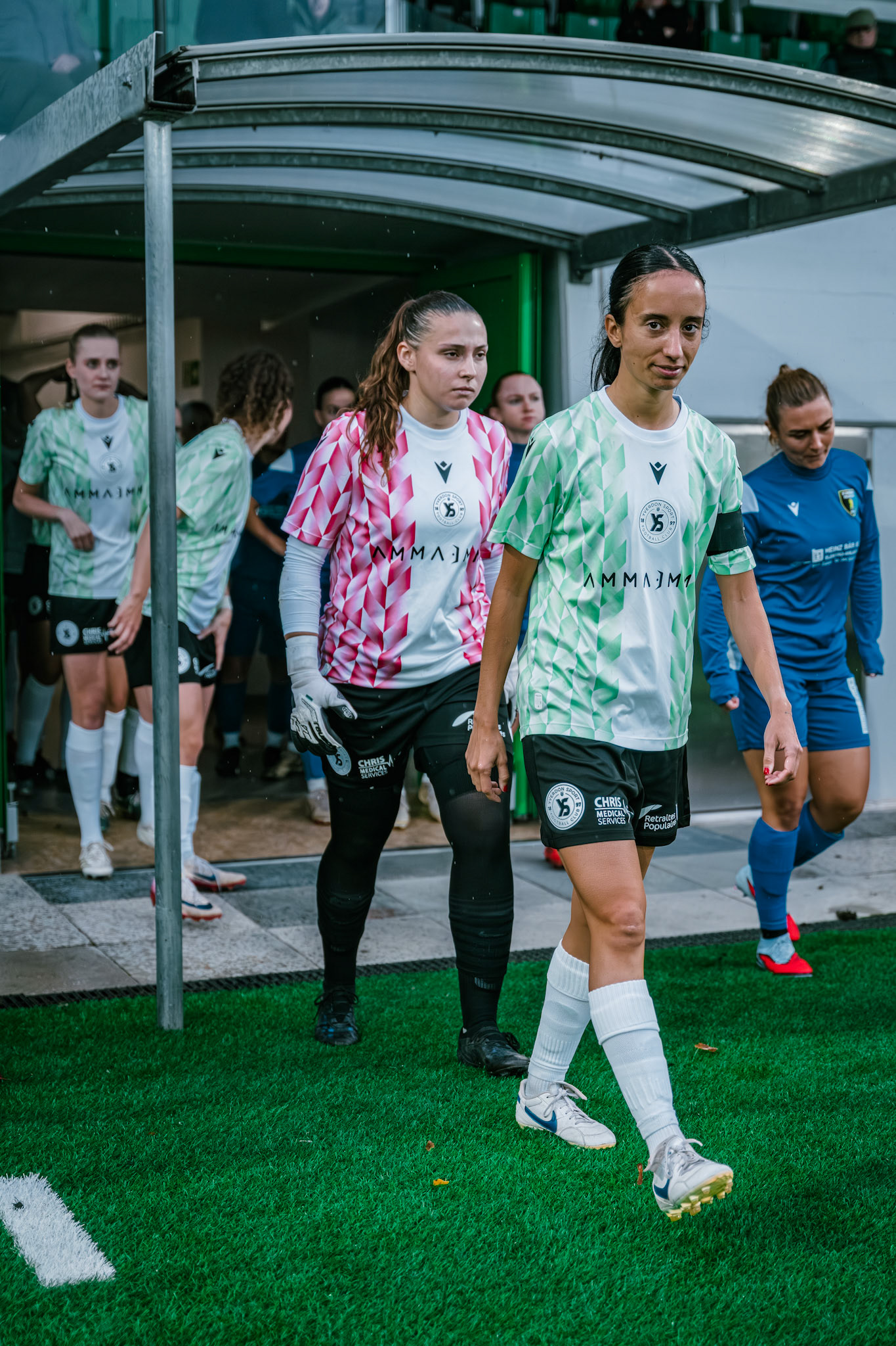 Match championnat LNB féminine opposant Yverdon Sport FC et FC Oerlikon/Polizei ZH 1 au Stade Municipal. (Christian António/LibsVisuals.com)