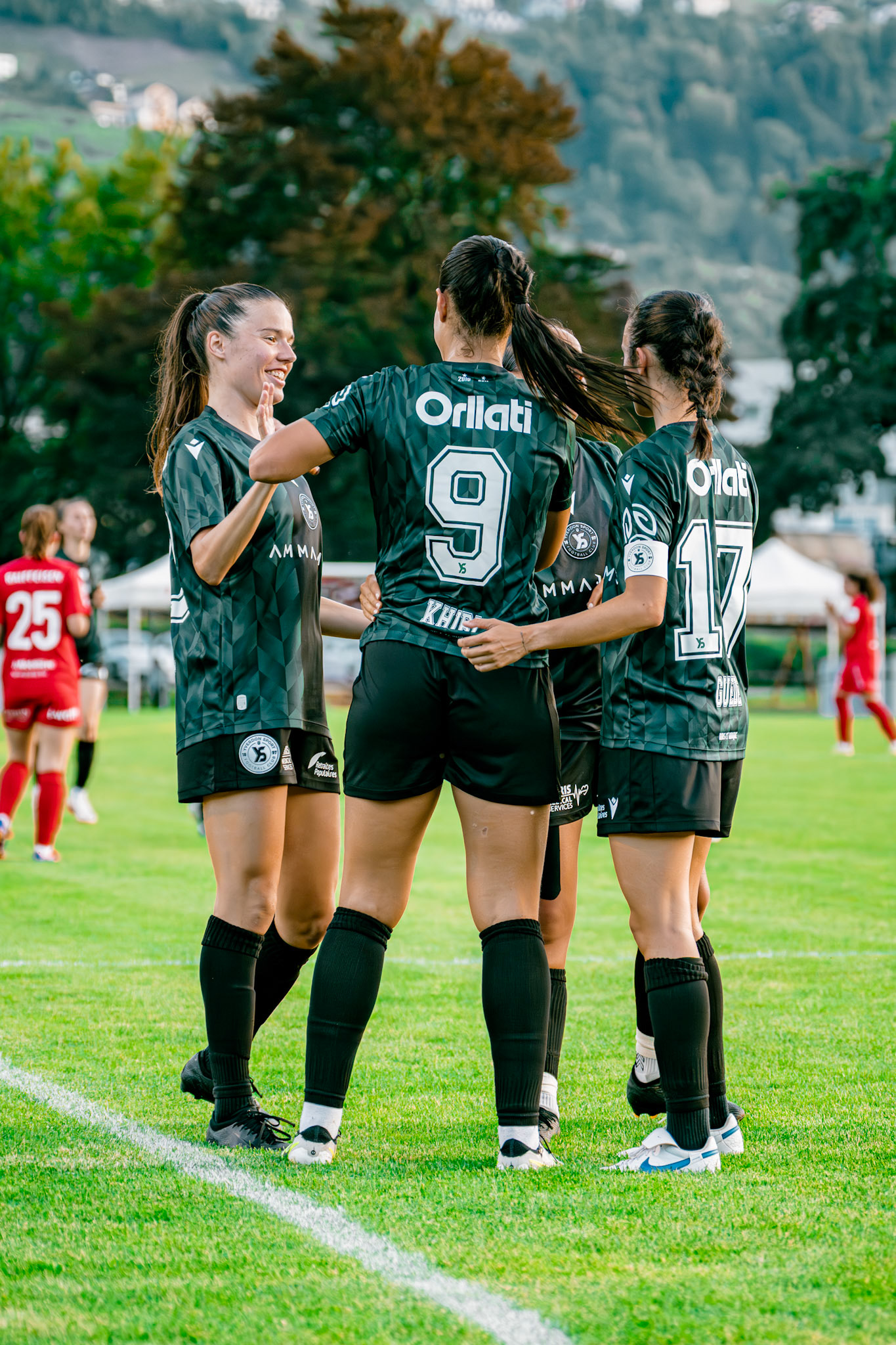 Match de championnat LNB (féminine) opposant le FC Sion Féminin à Yverdon Sport FC à l’Ancien Stand, Sion. (Christian António/LibsVisuals.com)