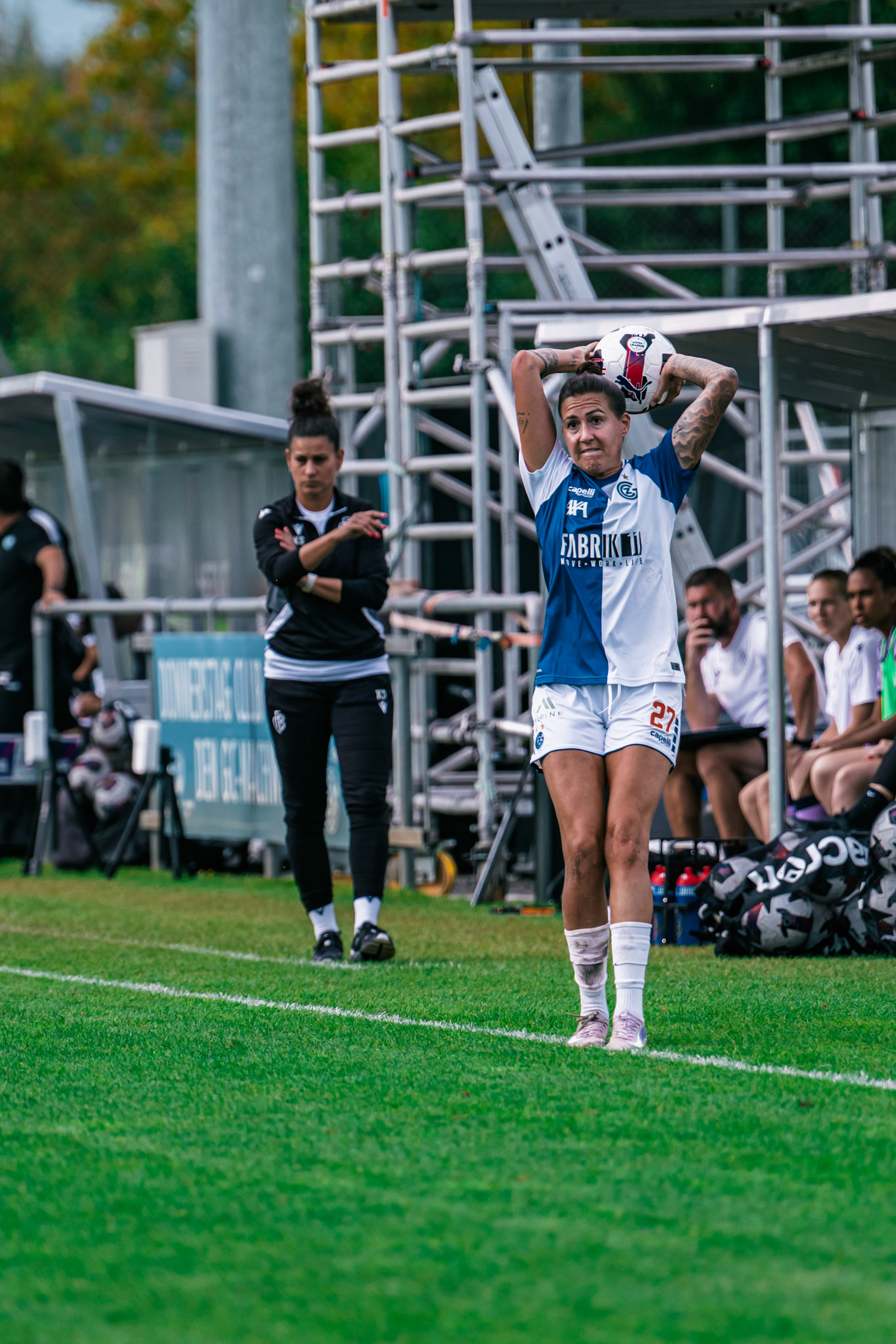 Match de l’AXA Women’s Super League opposant GC Frauenfussball et FC Basel 1893 au GC/Campus, Niederhasli (Platz 1). (Christian António/LibsVisuals.com)