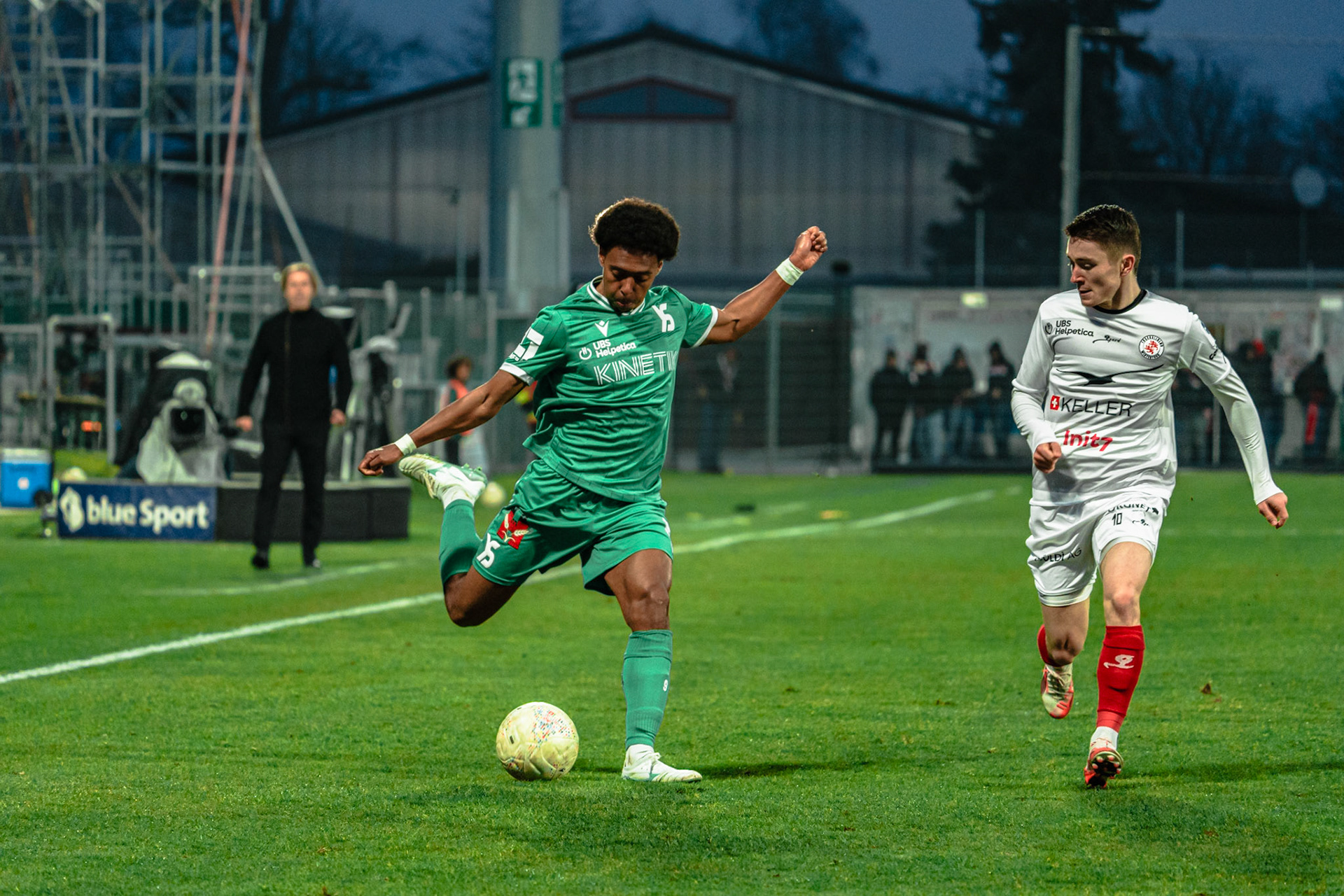 Yverdon Sport FC et FC Winterthur au Stade Municipal. (Christian António/LibsVisuals.com)