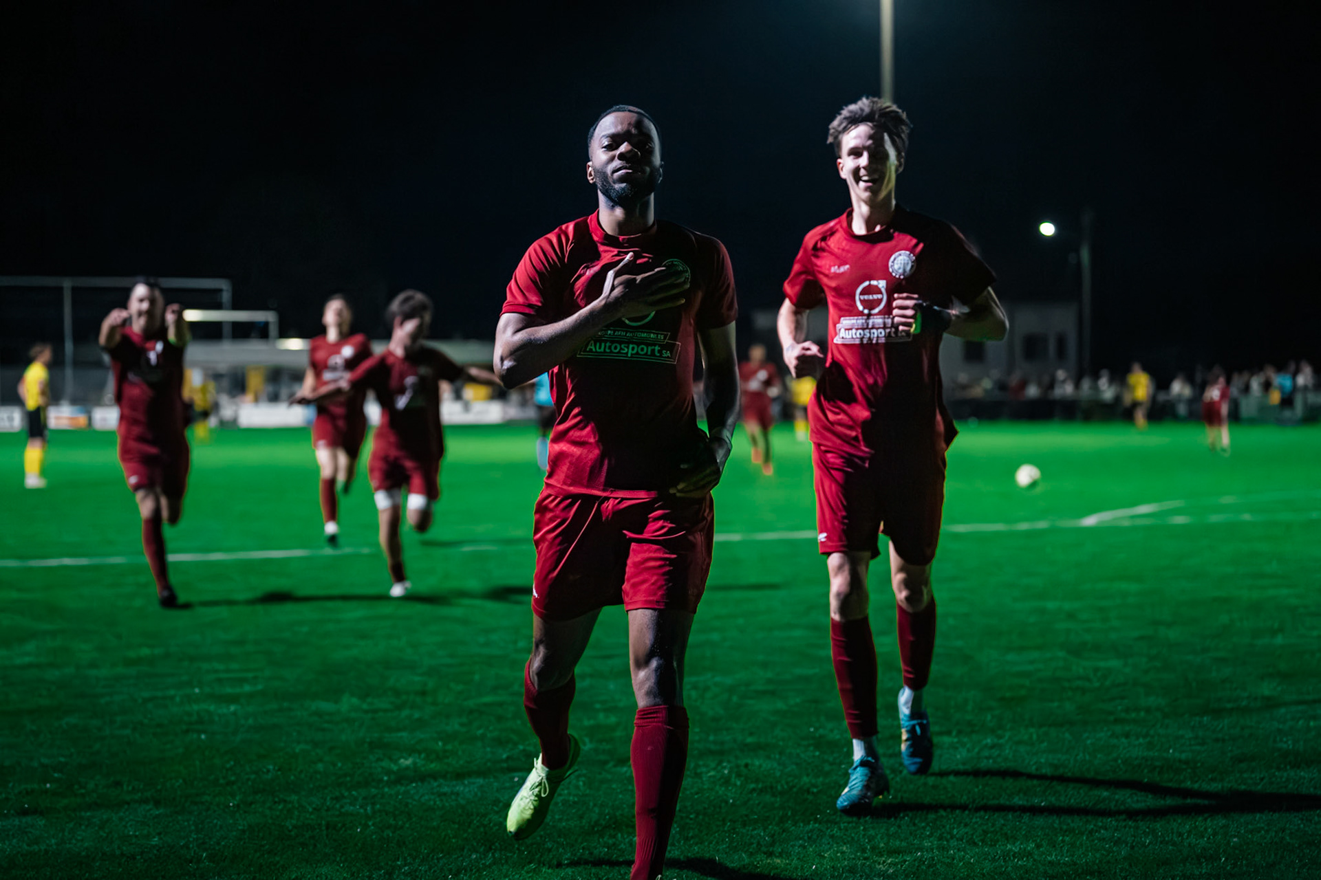 FC Domdidier et FC Cugy-Montet-Aumont-Murist I au Stade du Pâquier. (Christian António/LibsVisuals.com)