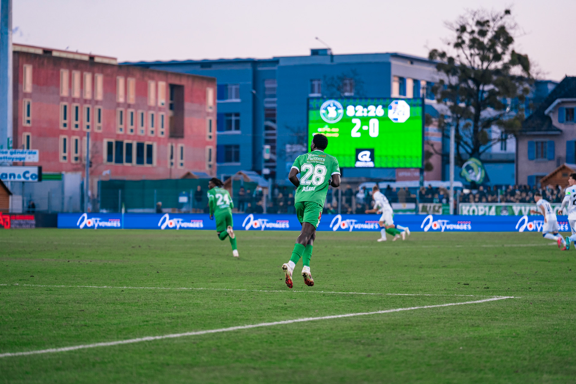 Yverdon Sport FC et FC Luzern au Stade Municipal. (Christian António/LibsVisuals.com)