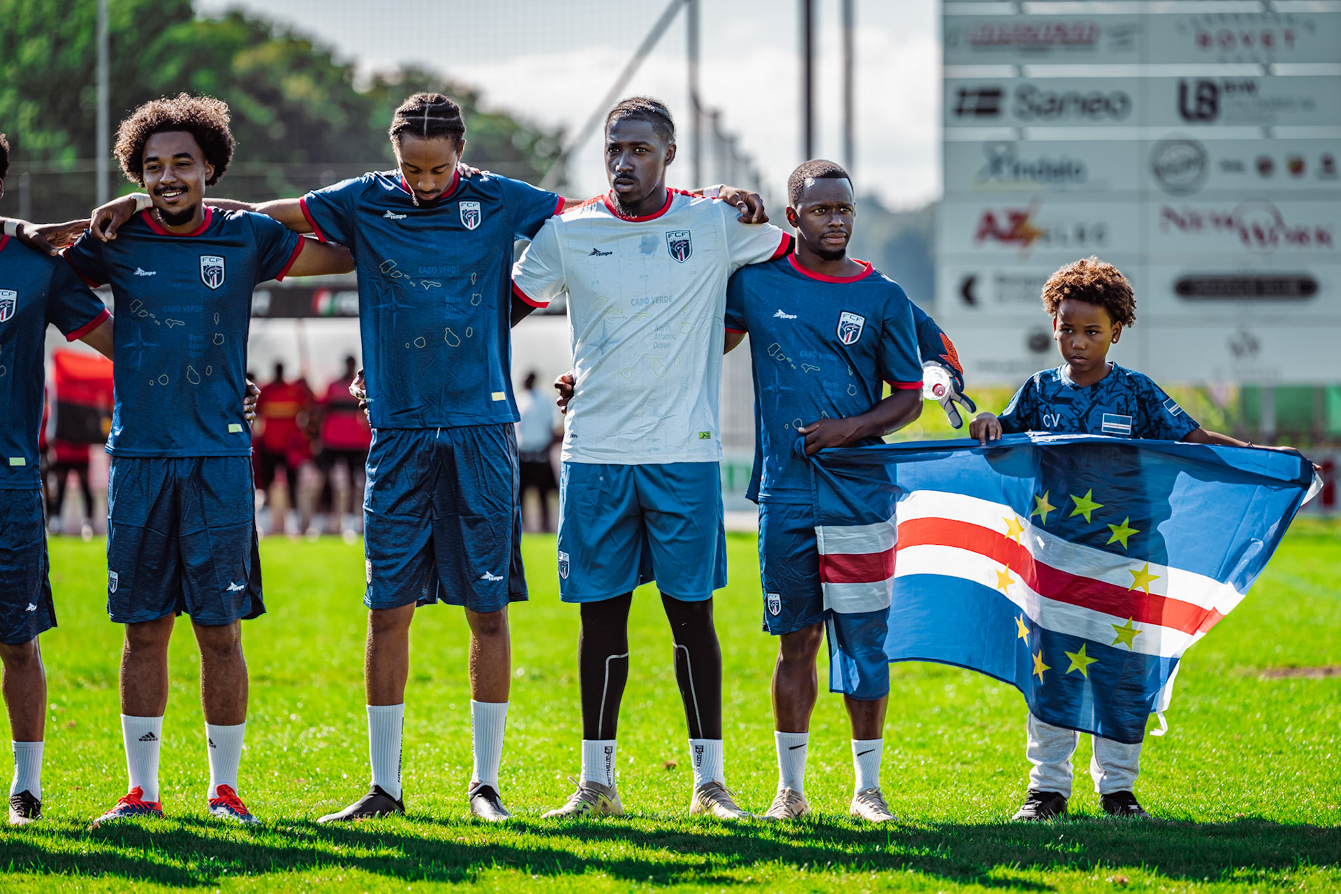 Match amical opposant l’Angola et le Cap-Vert (CanFribourg) au Terrain Communal de Corminboeuf. (Christian António/LibsVisuals.com)