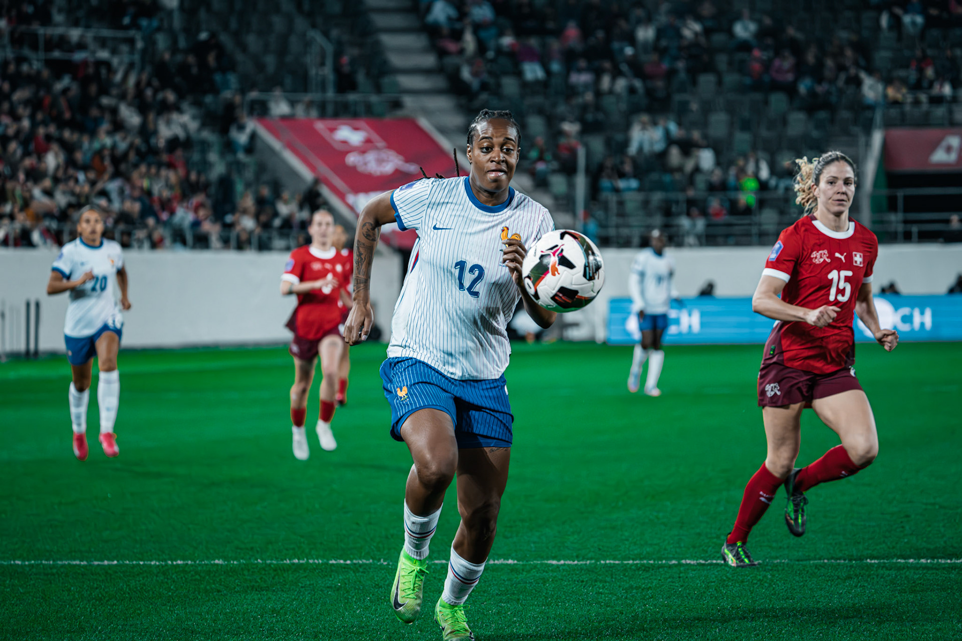 UEFA Women’s Nations League Suisse - France au Kybunpark. (Christian António/LibsVisuals.com)