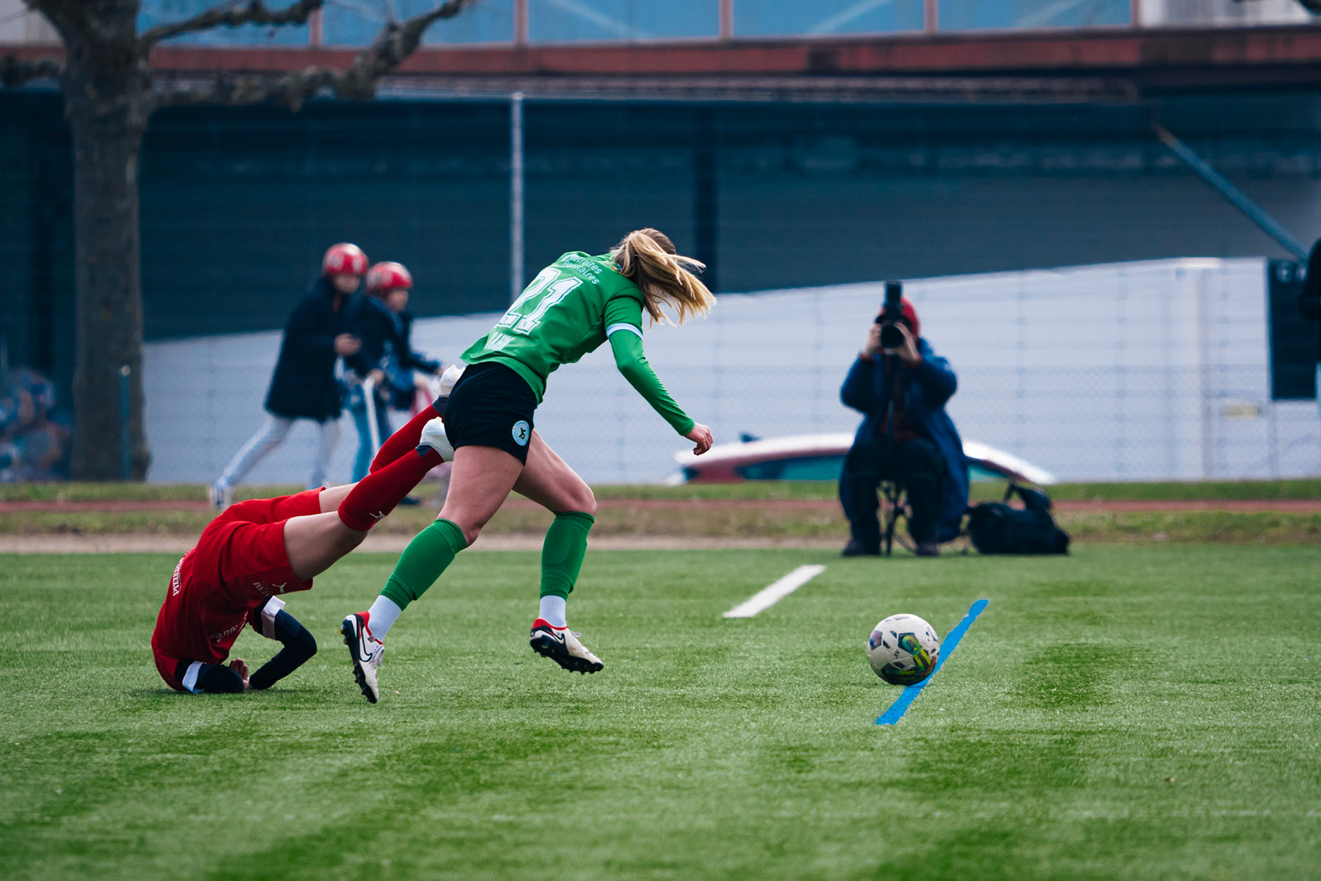 Match Amical entre FC Renens et Yverdon Sport FC au Stade sportif du Croset. (Christian António/LibsVisuals.com)
