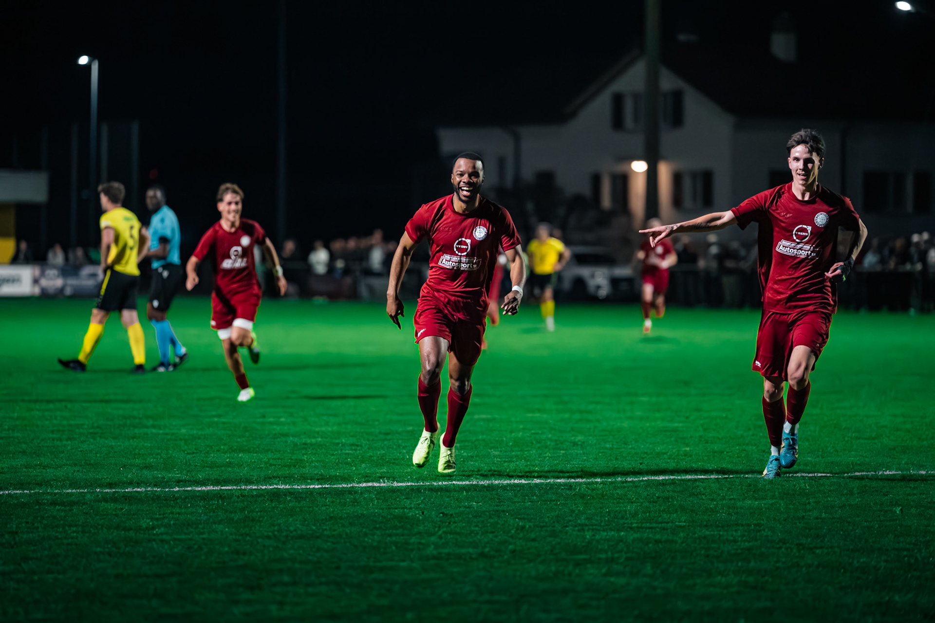 FC Domdidier et FC Cugy-Montet-Aumont-Murist I au Stade du Pâquier. (Christian António/LibsVisuals.com)