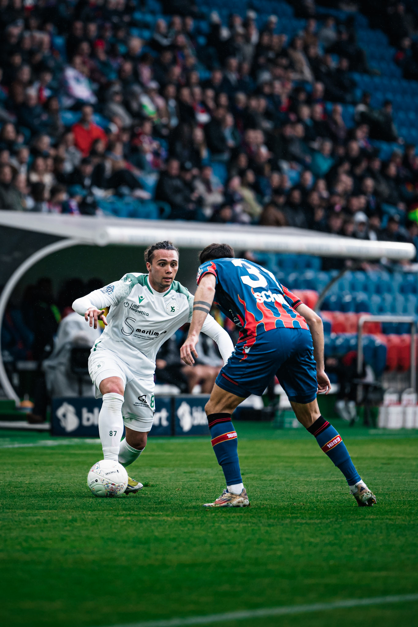 FC Basel 1893 et Yverdon Sport FC au St. Jakob-Park. (Christian António/LibsVisuals.com)