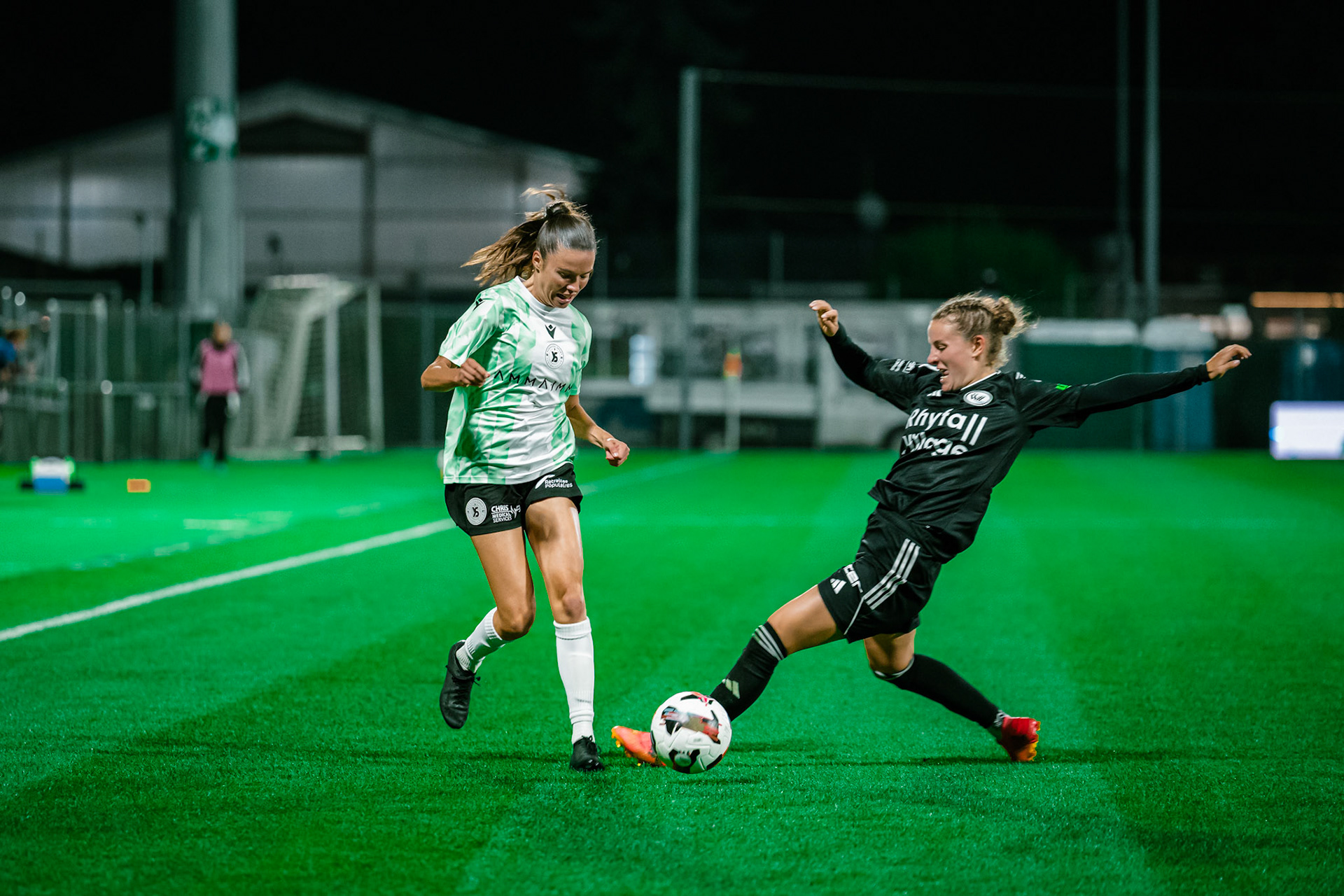 Match de championnat LNB (féminine) opposant Yverdon Sport FC et FC Wil 1900 au Stade Municipal, Yverdon. (Christian António/LibsVisuals.com)