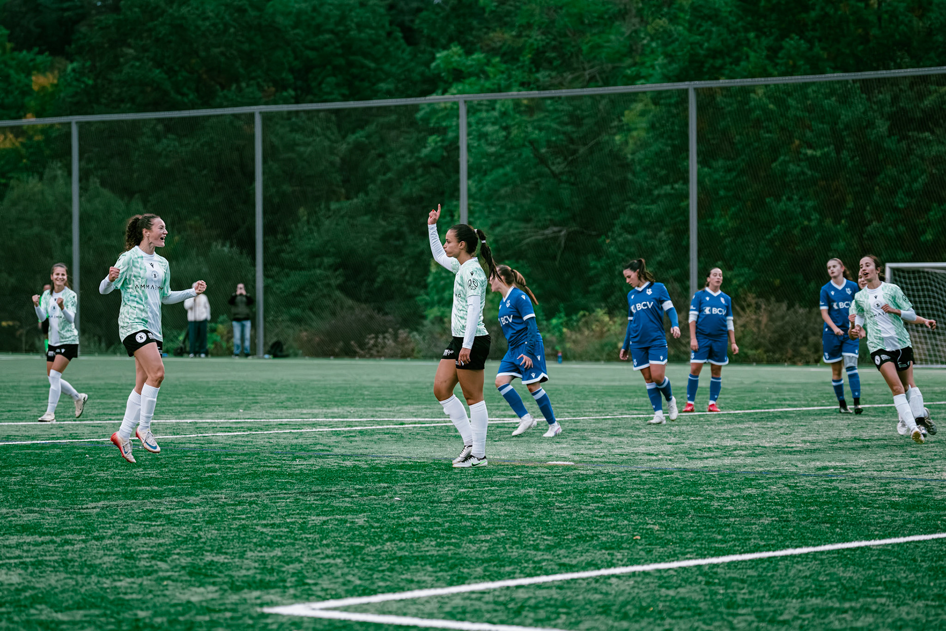 Match AXA Women’s Cup (1/16 de finale) opposant FC Lausanne-Sport et Yverdon Sport FC au Centre sportif de la Tuilière. (Christian António/LibsVisuals.com)