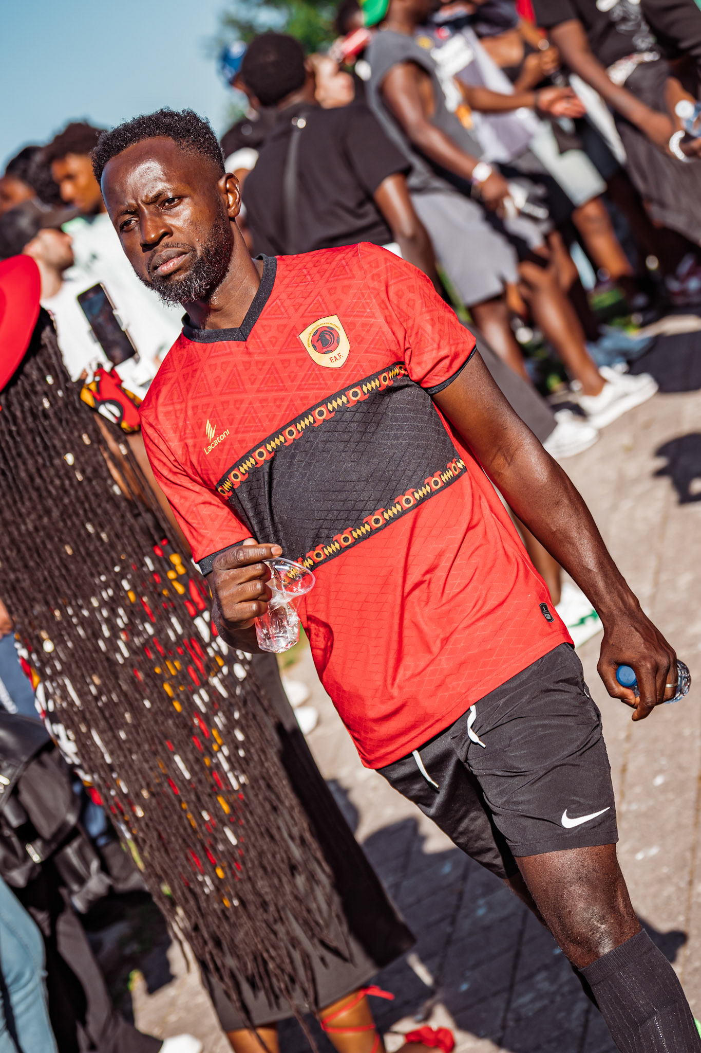 Match amical opposant l’Angola et le Cap-Vert (CanFribourg) au Terrain Communal de Corminboeuf. (Christian António/LibsVisuals.com)