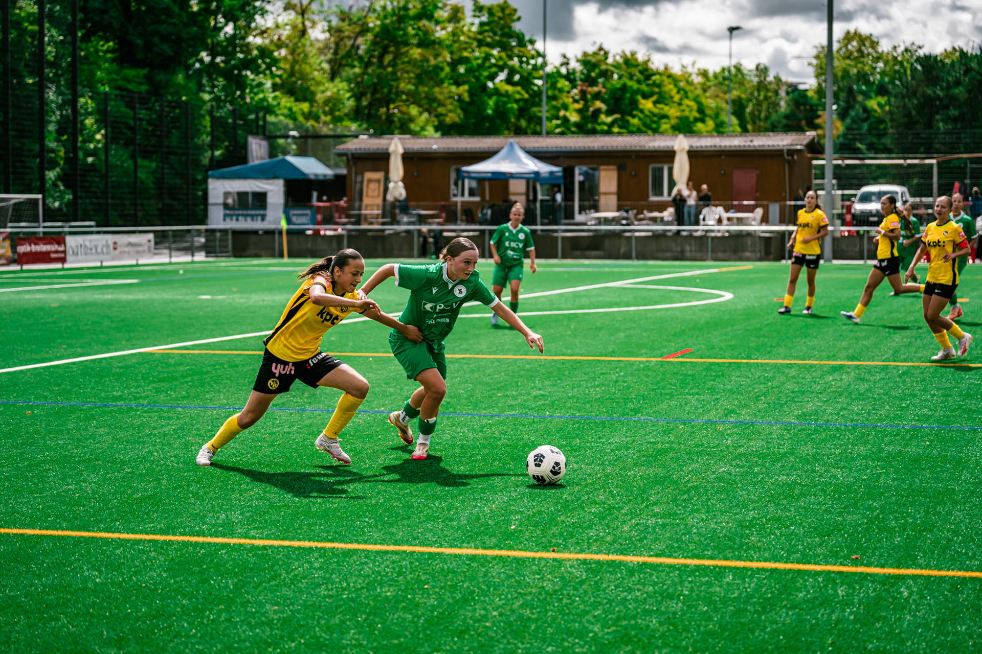 Match championnat opposant BSC YB Frauen U-20 - Yverdon Sport U-20 au Sportplatz Wyler. (Christian António/LibsVisuals.com)