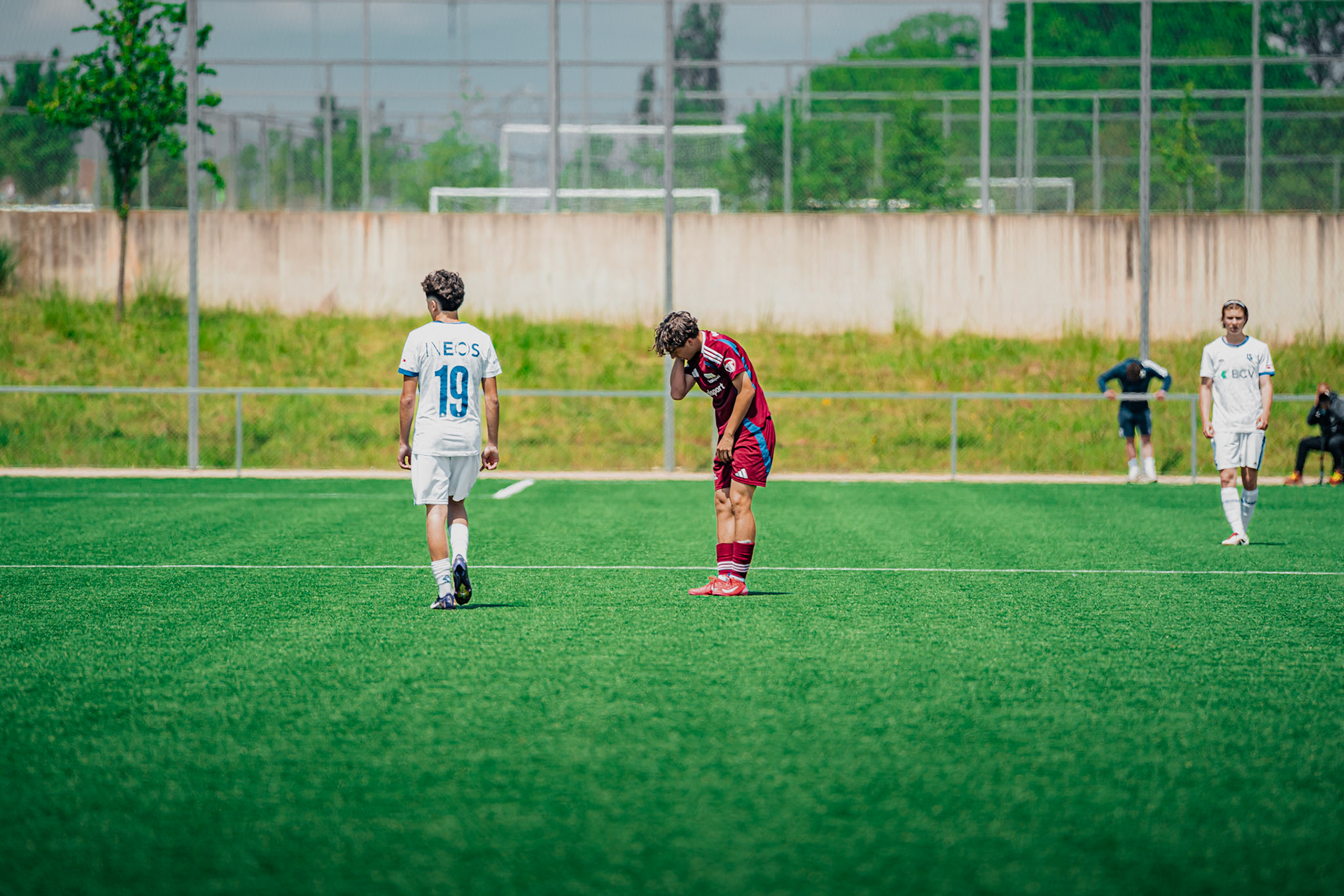 FC Lausanne-Sport M-17 et Servette FC M-17 au Centre sportif+ Stade de la Tuilière. (Christian António/LibsVisuals.com)