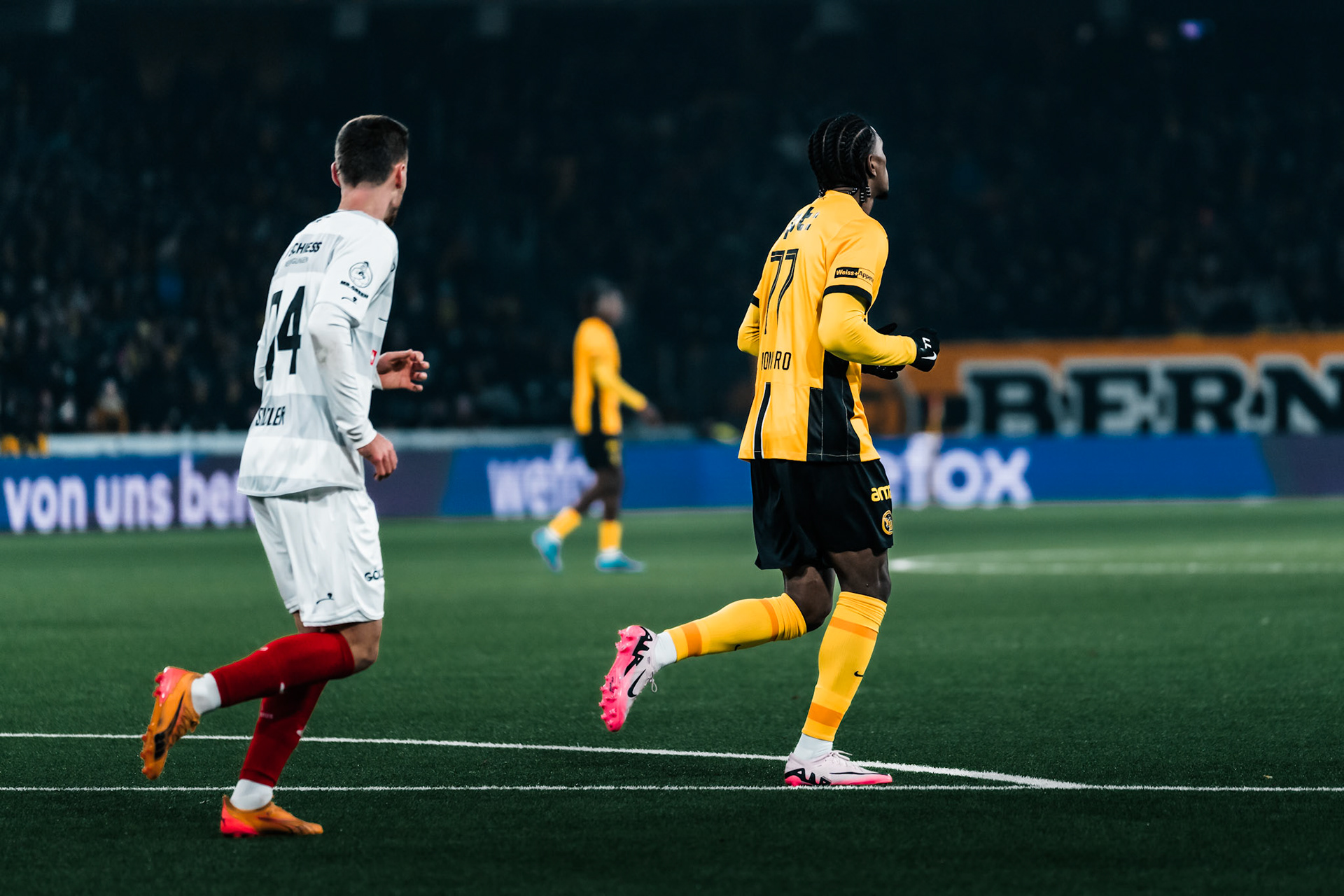 Joël Monteiro, Milieu du BSC Young Boys lors du match entre BSC Young Boys et FC Winterthur au Stadion Wankdorf. (Christian António/LibsVisuals.com)