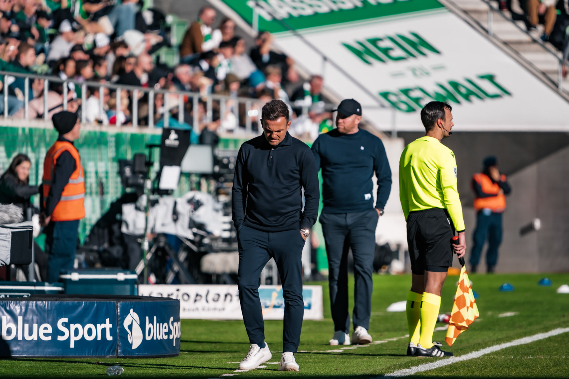 FC Saint-Gall 1879 et Lausanne-Sport FC au Kybunpark. (Christian António/LibsVisuals.com)