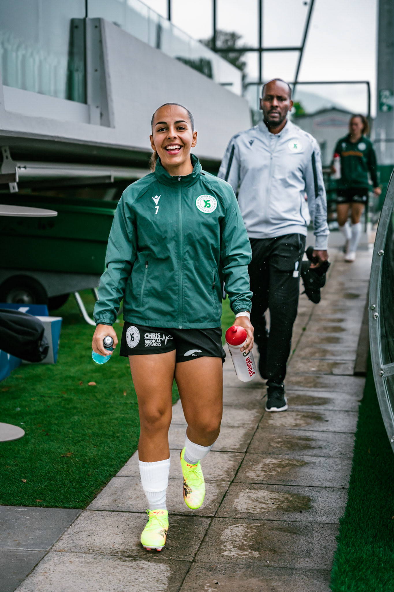 Match championnat LNB féminine opposant Yverdon Sport FC et FC Solothurn Frauen au Stade Municipal. (Christian António/LibsVisuals.com)