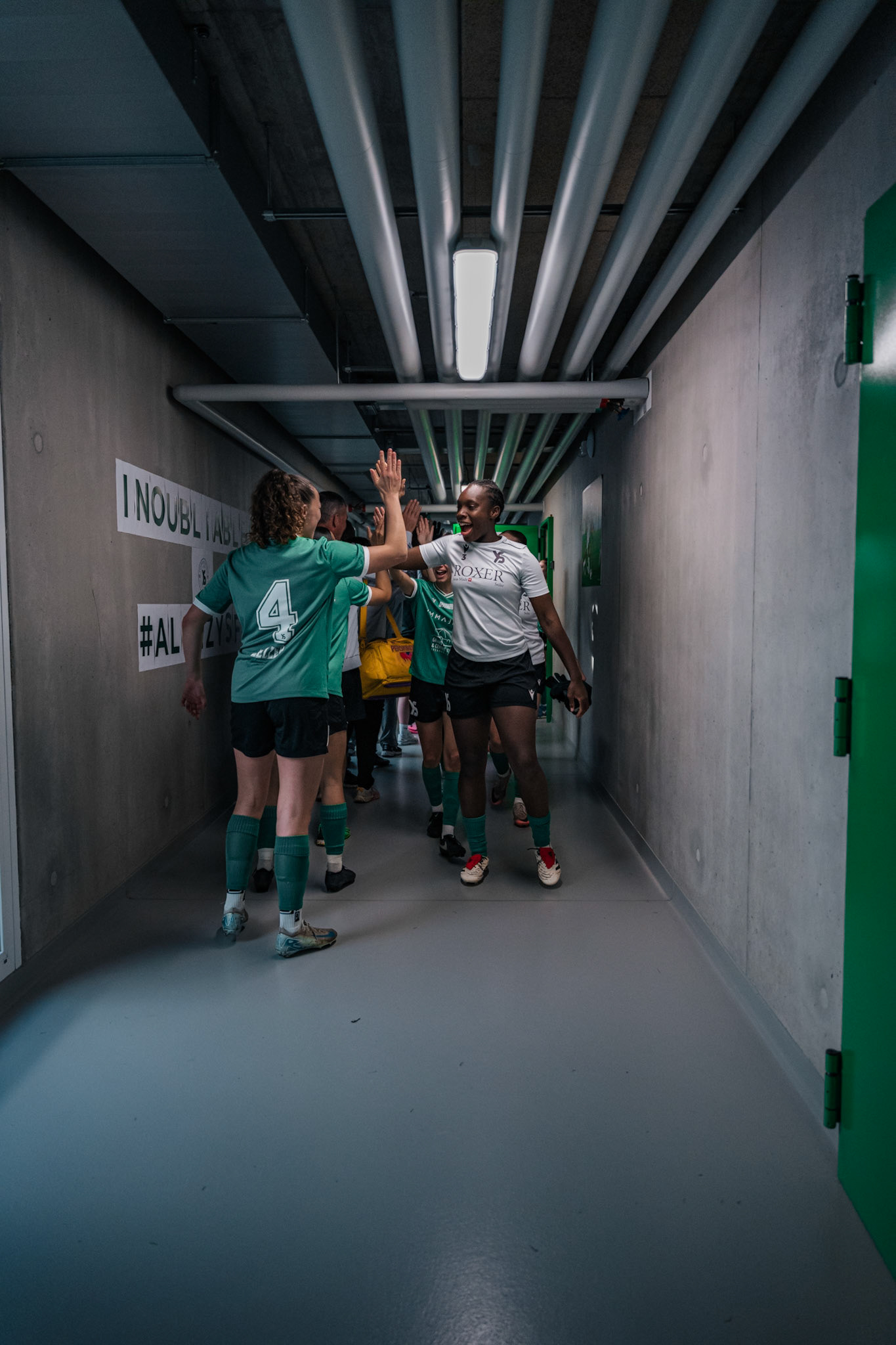 Yverdon Sport FC et Frauenteam Thun Berner-Oberland au Stade Municipal. (Christian António/LibsVisuals.com)