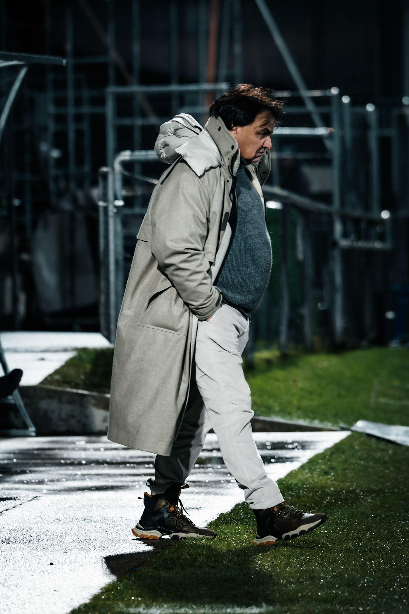 Christian Constantin lors du match entre Yverdon Sport FC et FC Sion au Stade Municipal (Yverdon-Sport FC). (Christian António/LibsVisuals.com)