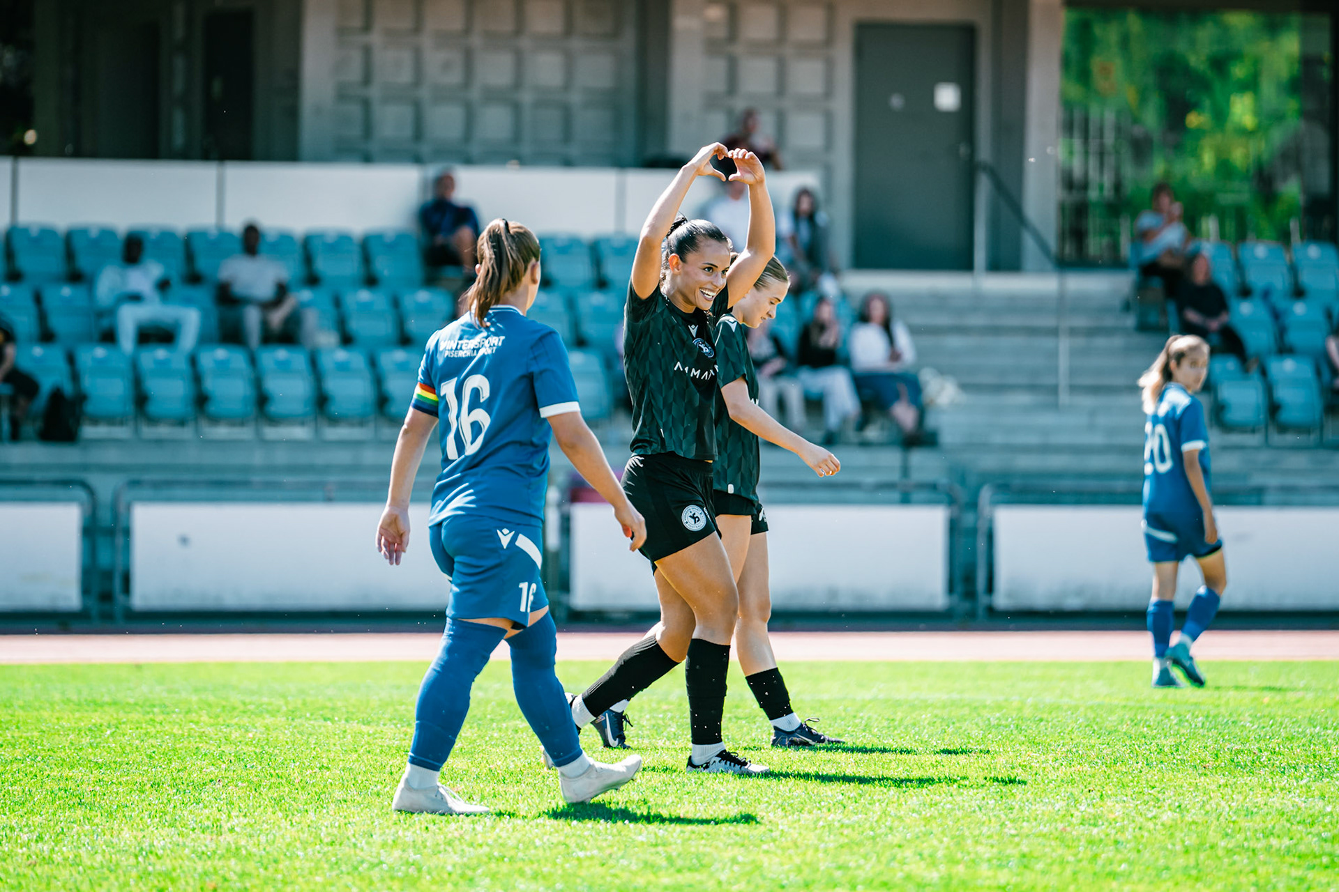 Match AXA Women’s Cup opposant FC Concordia Basel - Yverdon Sport FC au Sportanlagen St. Jakob. (Christian António/LibsVisuals.com)