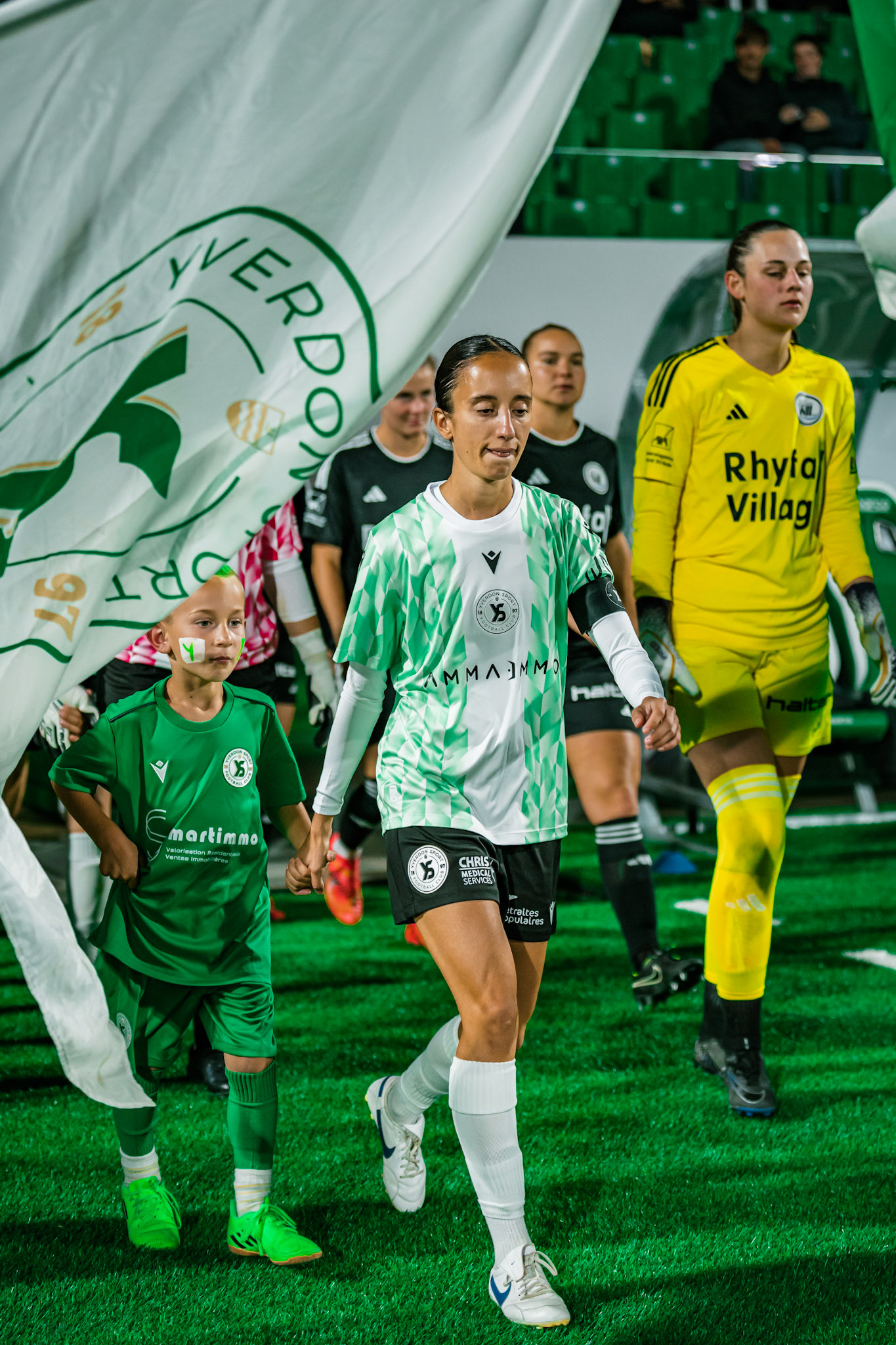 Match de championnat LNB (féminine) opposant Yverdon Sport FC et FC Wil 1900 au Stade Municipal, Yverdon. (Christian António/LibsVisuals.com)