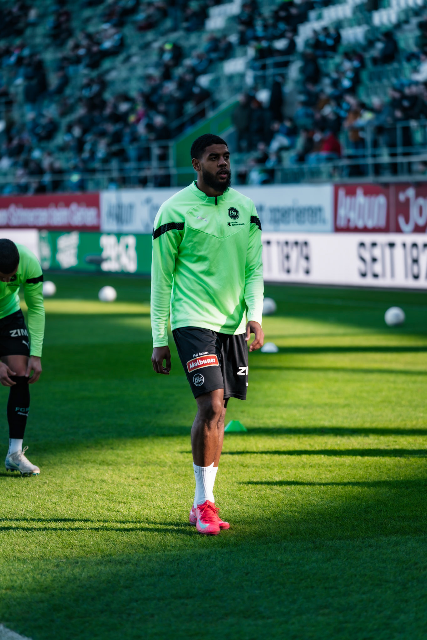 FC Saint-Gall 1879 et Lausanne-Sport FC au Kybunpark. (Christian António/LibsVisuals.com)