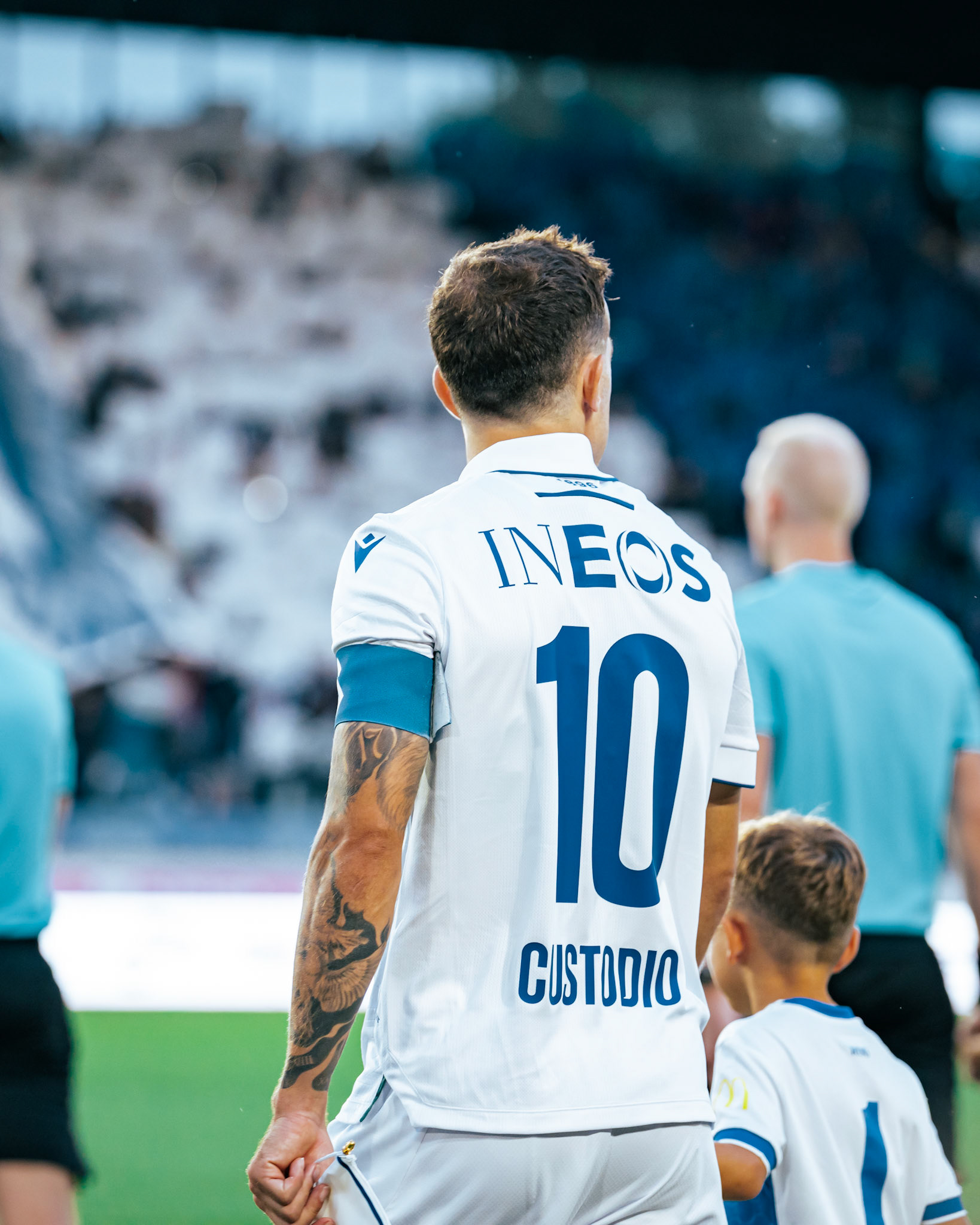 Match aller du tour de barrage de l’UEFA Europa Conference League 2025/26 opposant Lausanne-Sport et le Beşiktaş JK au Stade de la Tuilière. (Christian António/LibsVisuals.com)