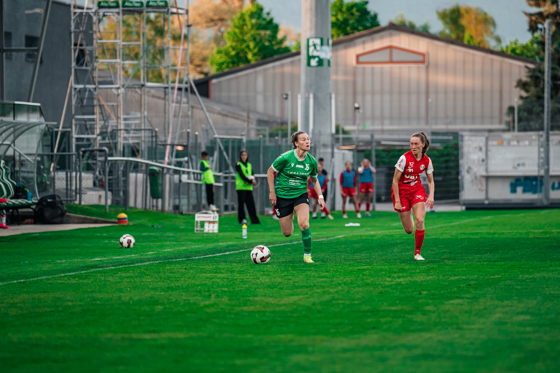 Yverdon Sport FC et FC Rapperswil-Jona au Stade Municipal. (Christian António/LibsVisuals.com)