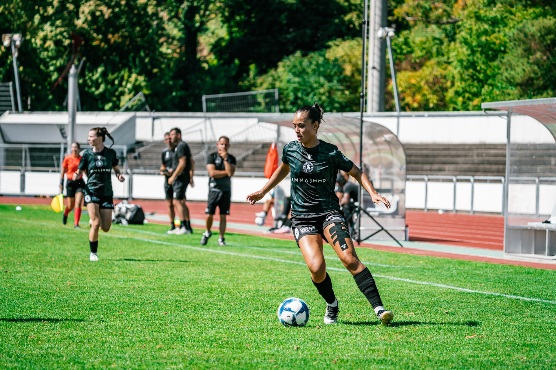 Match AXA Women’s Cup opposant FC Concordia Basel - Yverdon Sport FC au Sportanlagen St. Jakob. (Christian António/LibsVisuals.com)