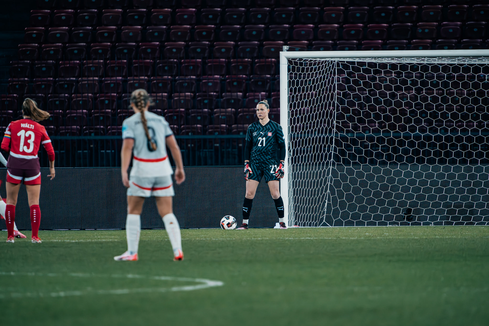 UEFA Women's Nations League Suisse - Islande au Stadion Letzigrund. (Christian António/LibsVisuals.com)