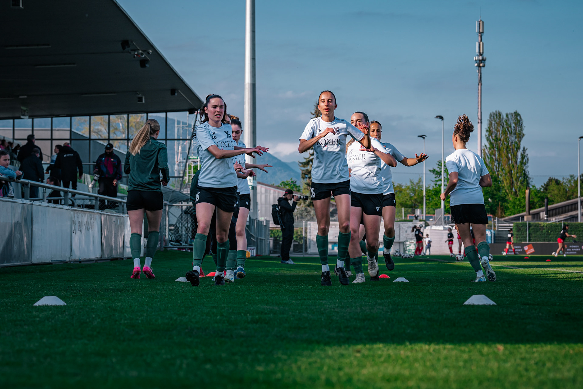 Yverdon Sport FC et Frauenteam Thun Berner-Oberland au Stade Municipal. (Christian António/LibsVisuals.com)