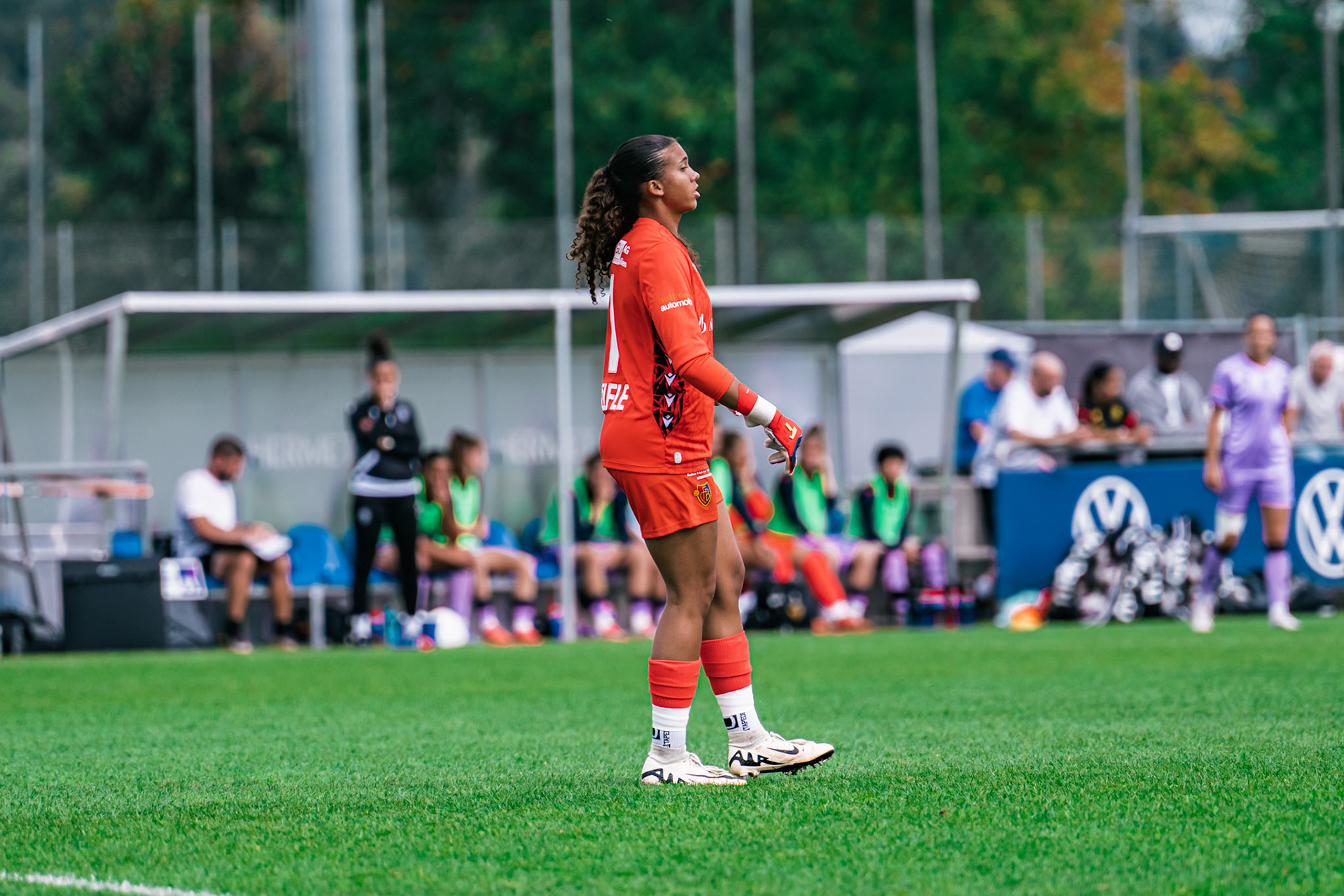 Match de l’AXA Women’s Super League opposant GC Frauenfussball et FC Basel 1893 au GC/Campus, Niederhasli (Platz 1). (Christian António/LibsVisuals.com)