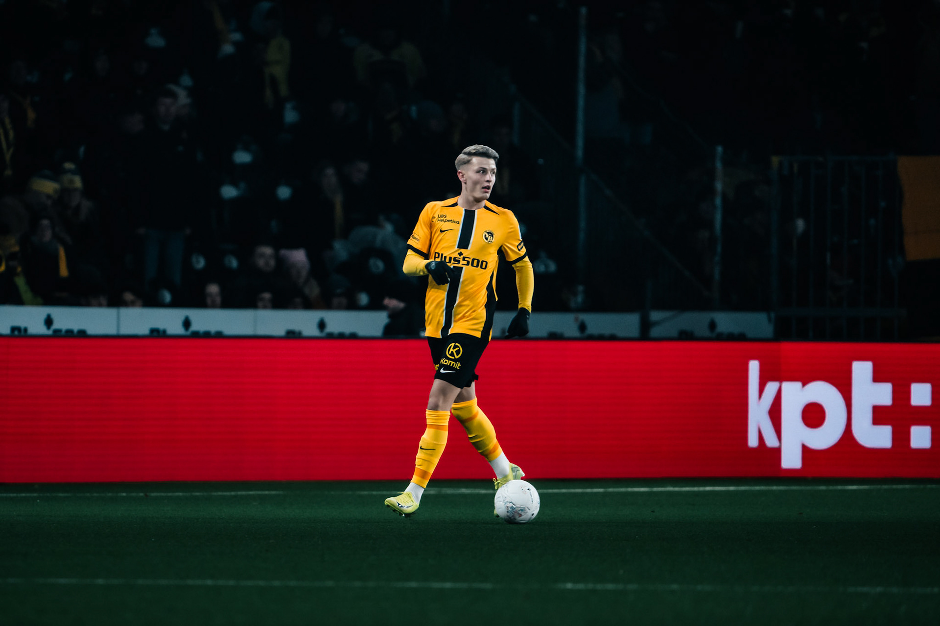 Lewin Blum, Défenseur du BSC Young Boys lors du match entre BSC Young Boys et FC Winterthur au Stadion Wankdorf. (Christian António/LibsVisuals.com)