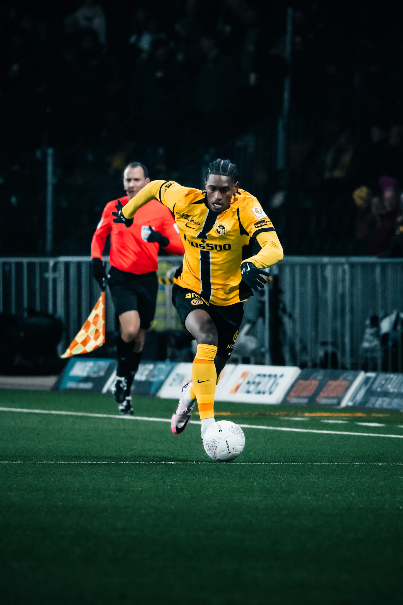 Joël Monteiro, Milieu du BSC Young Boys lors du match entre BSC Young Boys et FC Winterthur au Stadion Wankdorf. (Christian António/LibsVisuals.com)