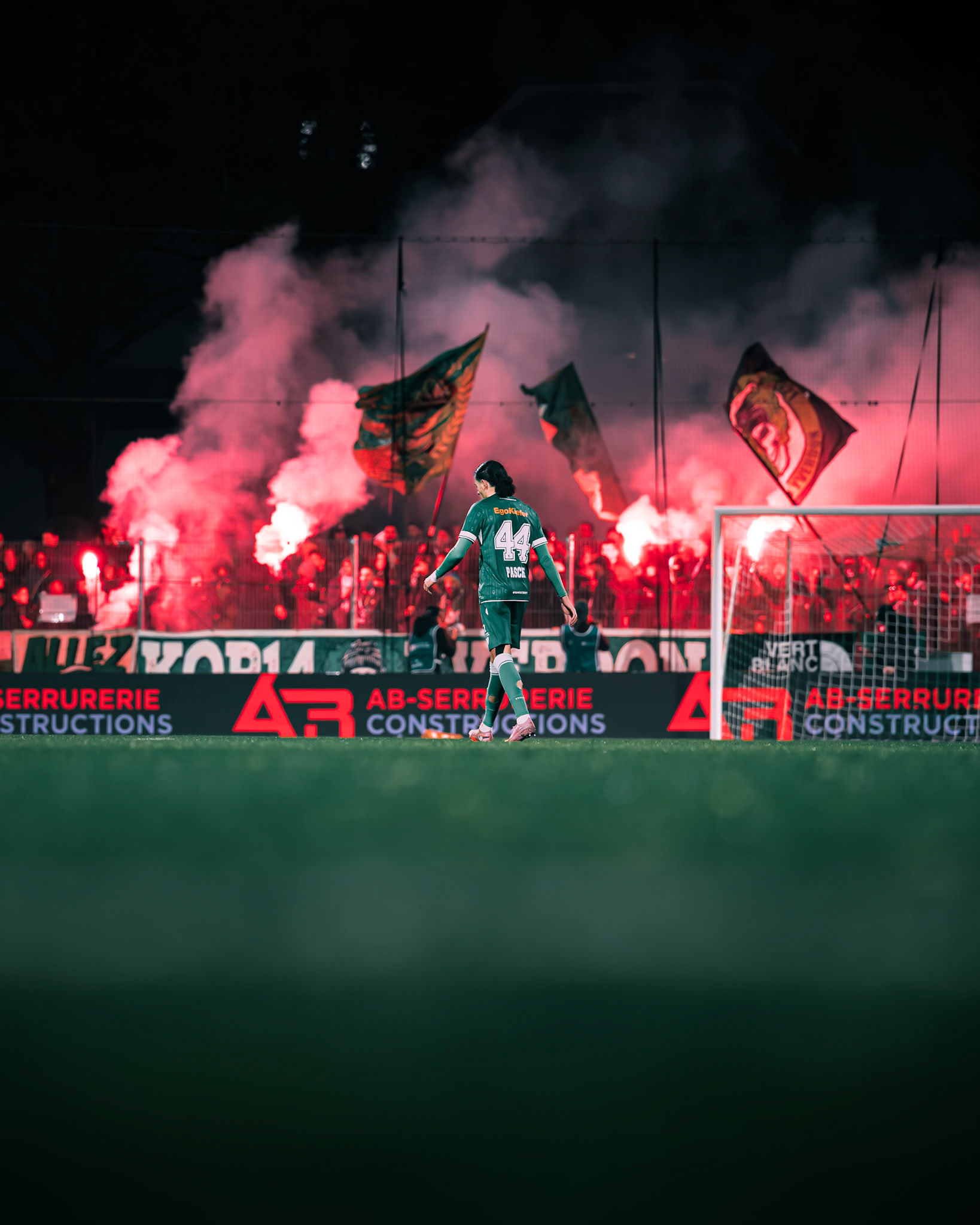 Match de Coupe Suisse (1/8 de finale) opposant Yverdon Sport FC et FC Lausanne-Sport au Stade Municipal, Yverdon-les-Bains. (Christian António / LibsVisuals.com)