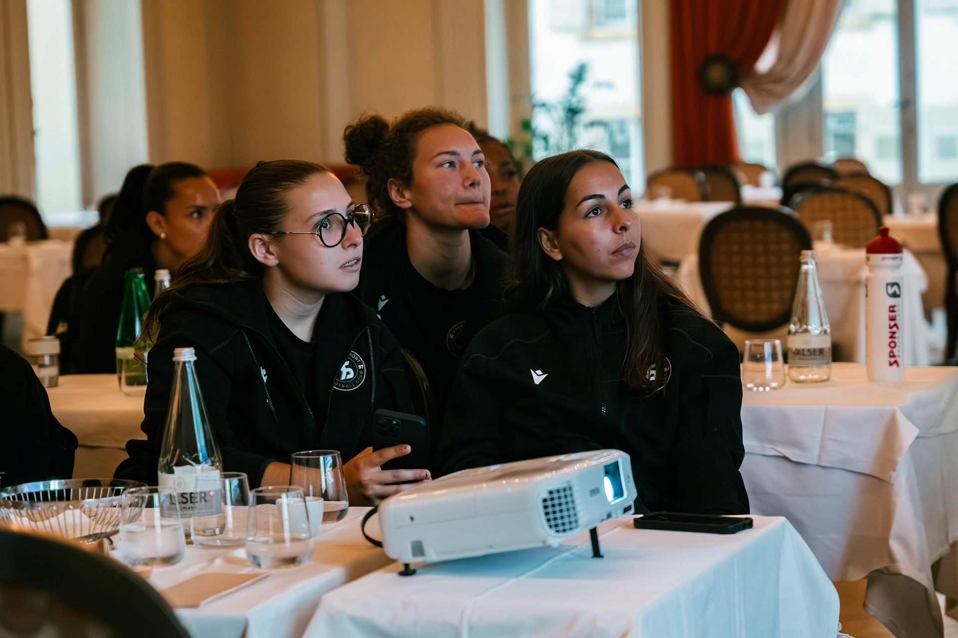 Match championnat LNB féminine opposant Yverdon Sport FC et FC Oerlikon/Polizei ZH 1 au Stade Municipal. (Christian António/LibsVisuals.com)
