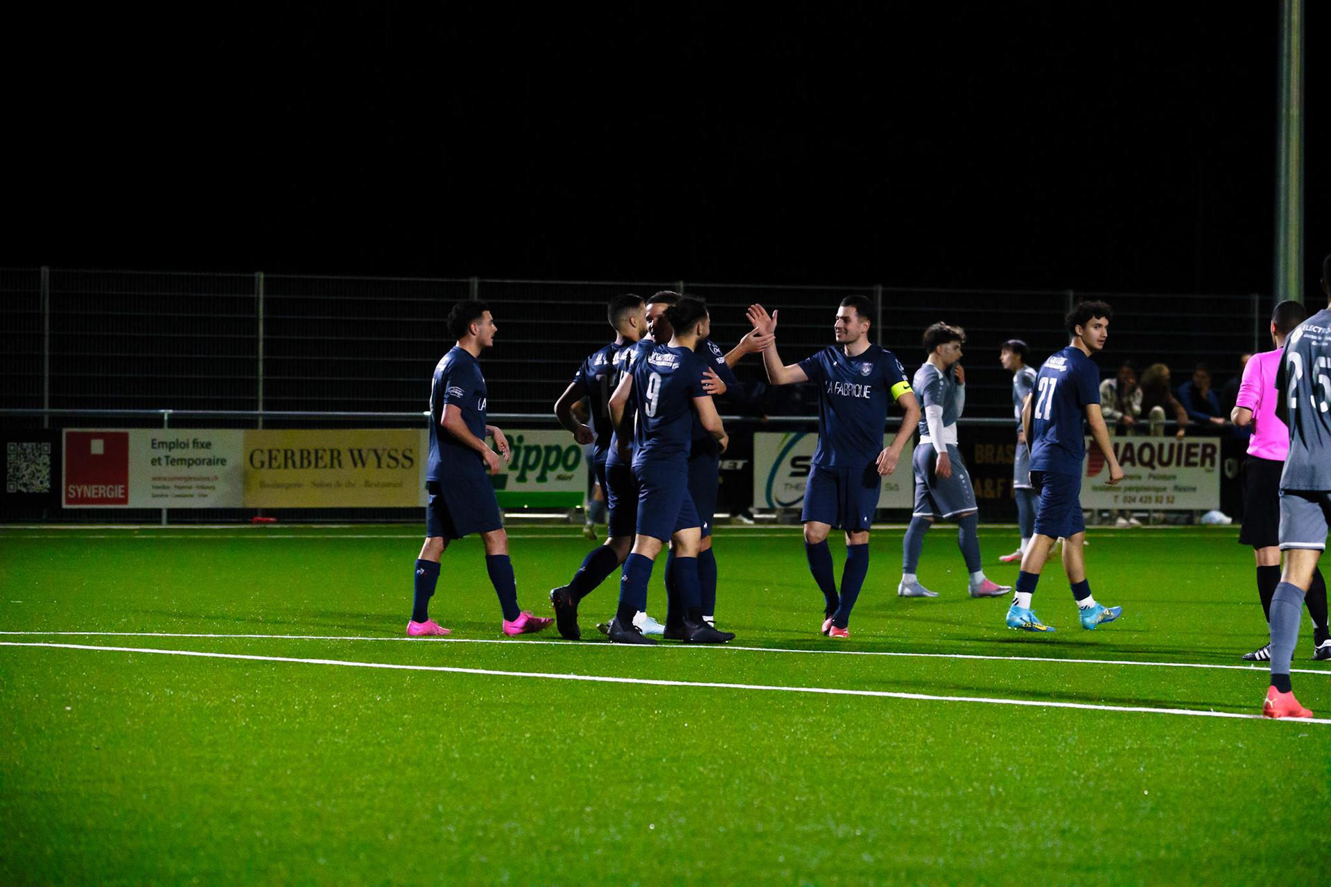Match 2ème Ligue FC Champagne - FC Grandson-Tuileries au Terrain de Sport de Derrière-Ville à Champagne