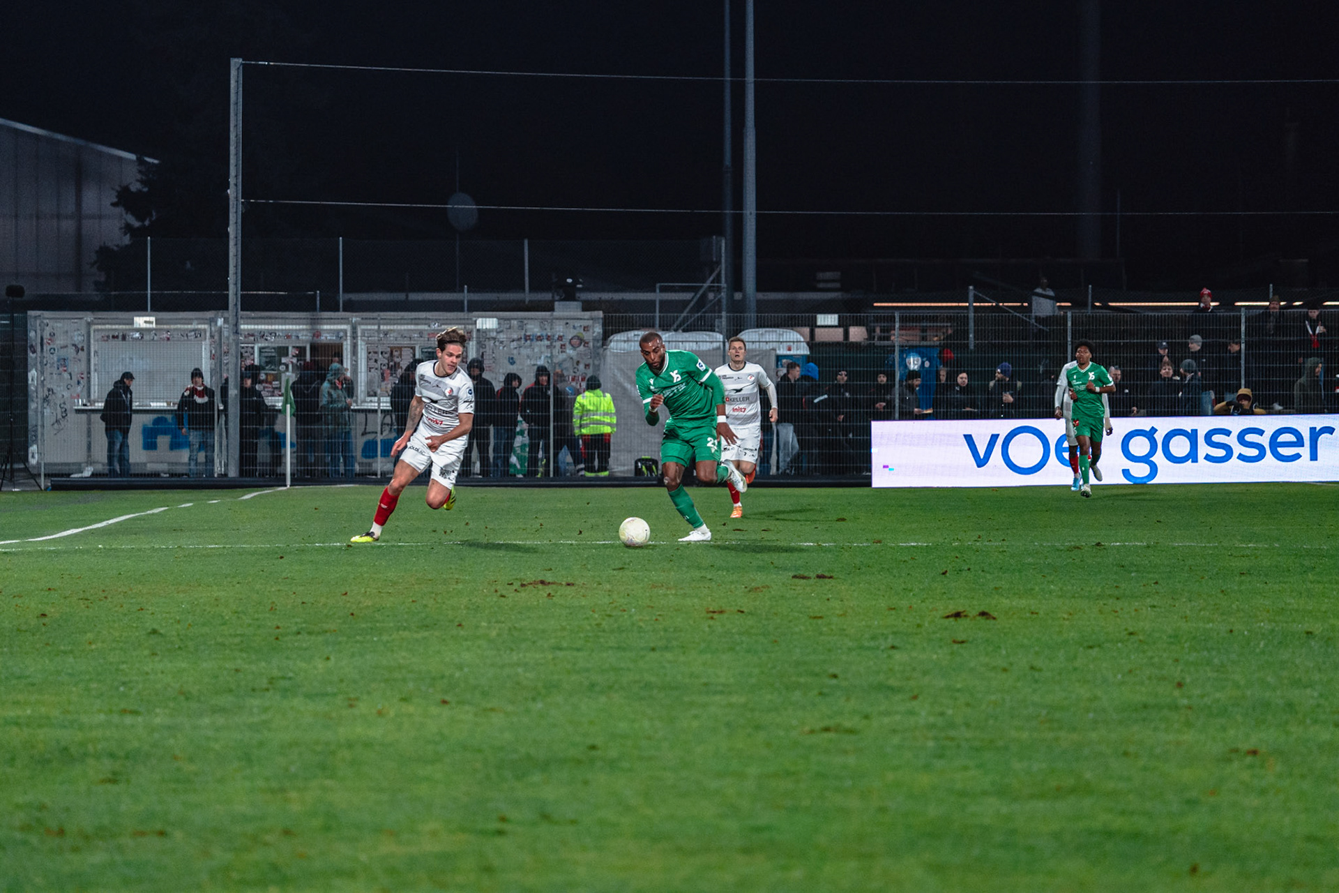 Yverdon Sport FC et FC Winterthur au Stade Municipal. (Christian António/LibsVisuals.com)