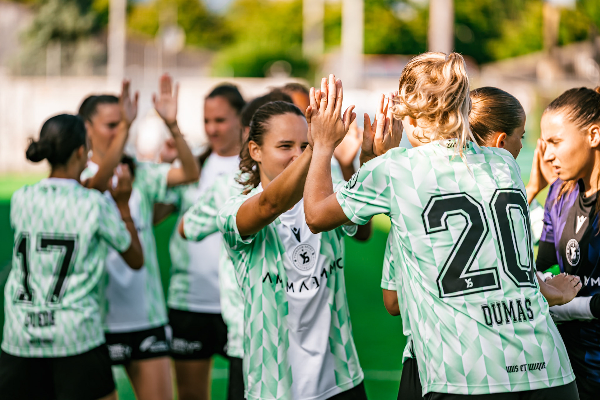 Match championnat LNB féminine opposant Yverdon Sport FC et FC Schlieren au Stade Municipal. (Christian António/LibsVisuals.com)