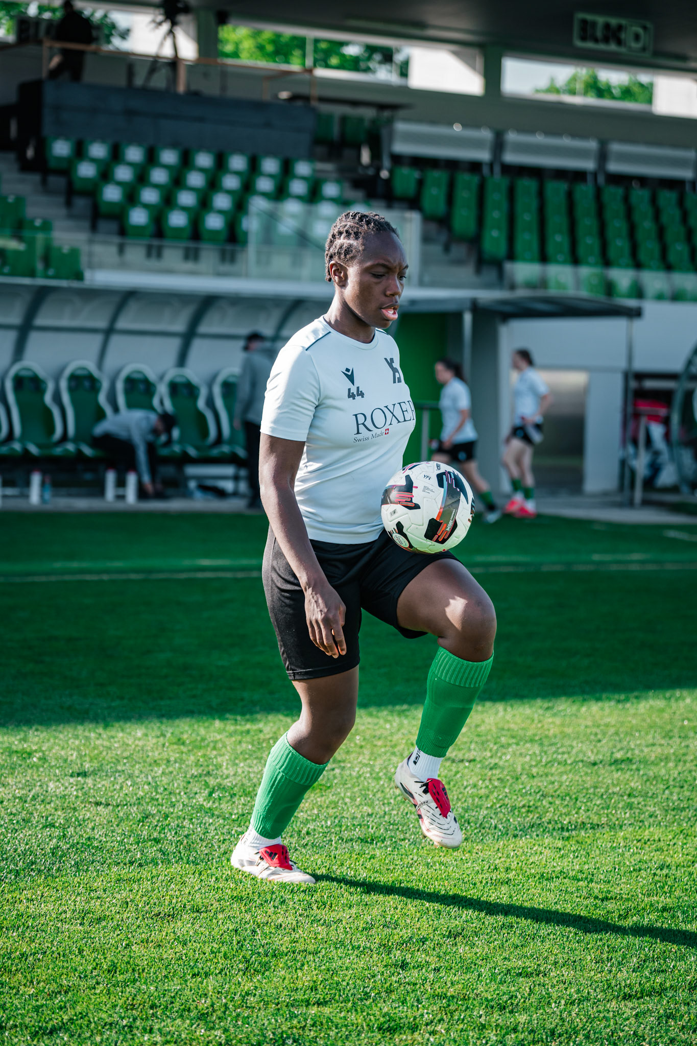 Yverdon Sport FC et FC Rapperswil-Jona au Stade Municipal. (Christian António/LibsVisuals.com)