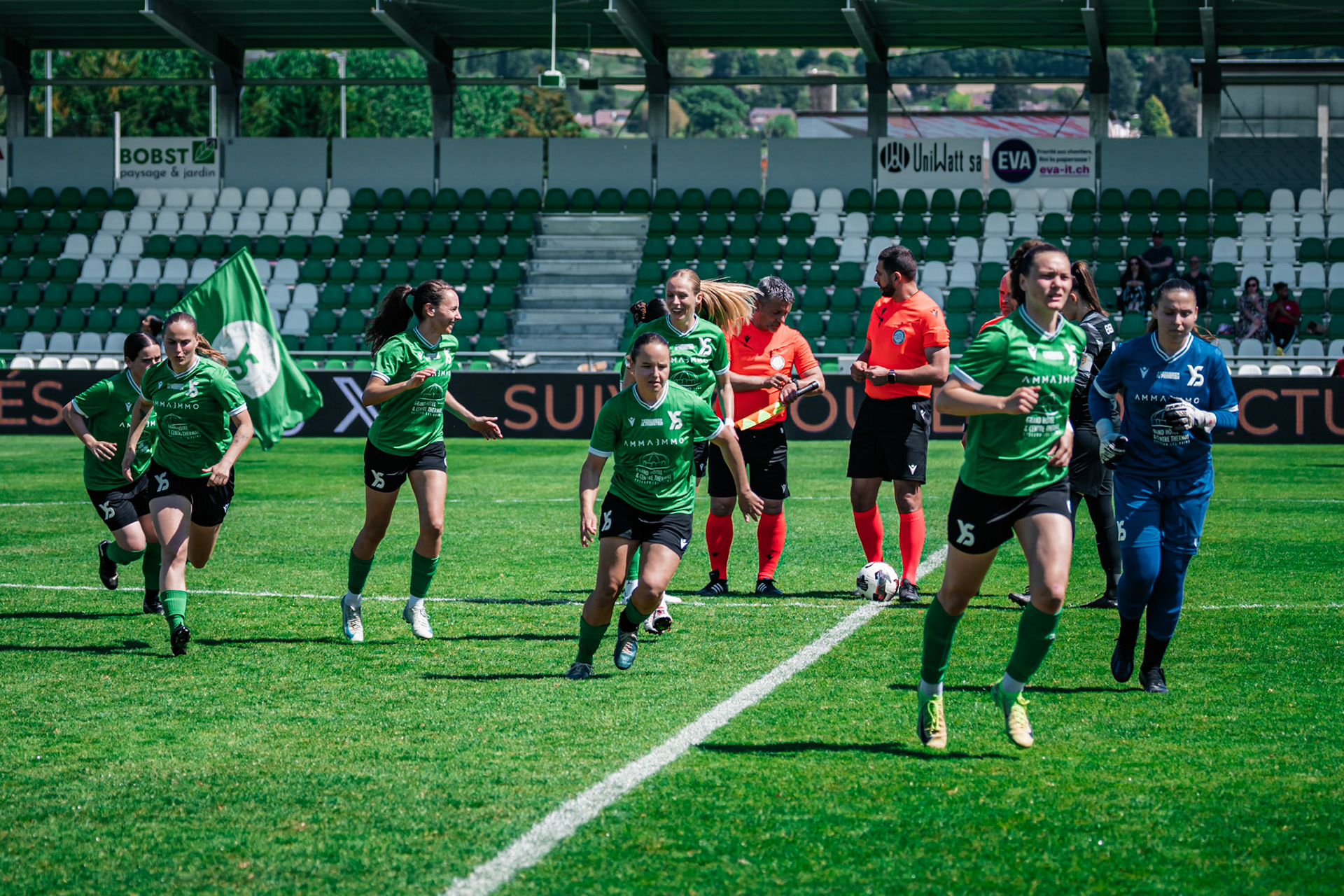 Yverdon Sport FC et FC Schlieren au Stade Municipal. (Christian António/LibsVisuals.com)