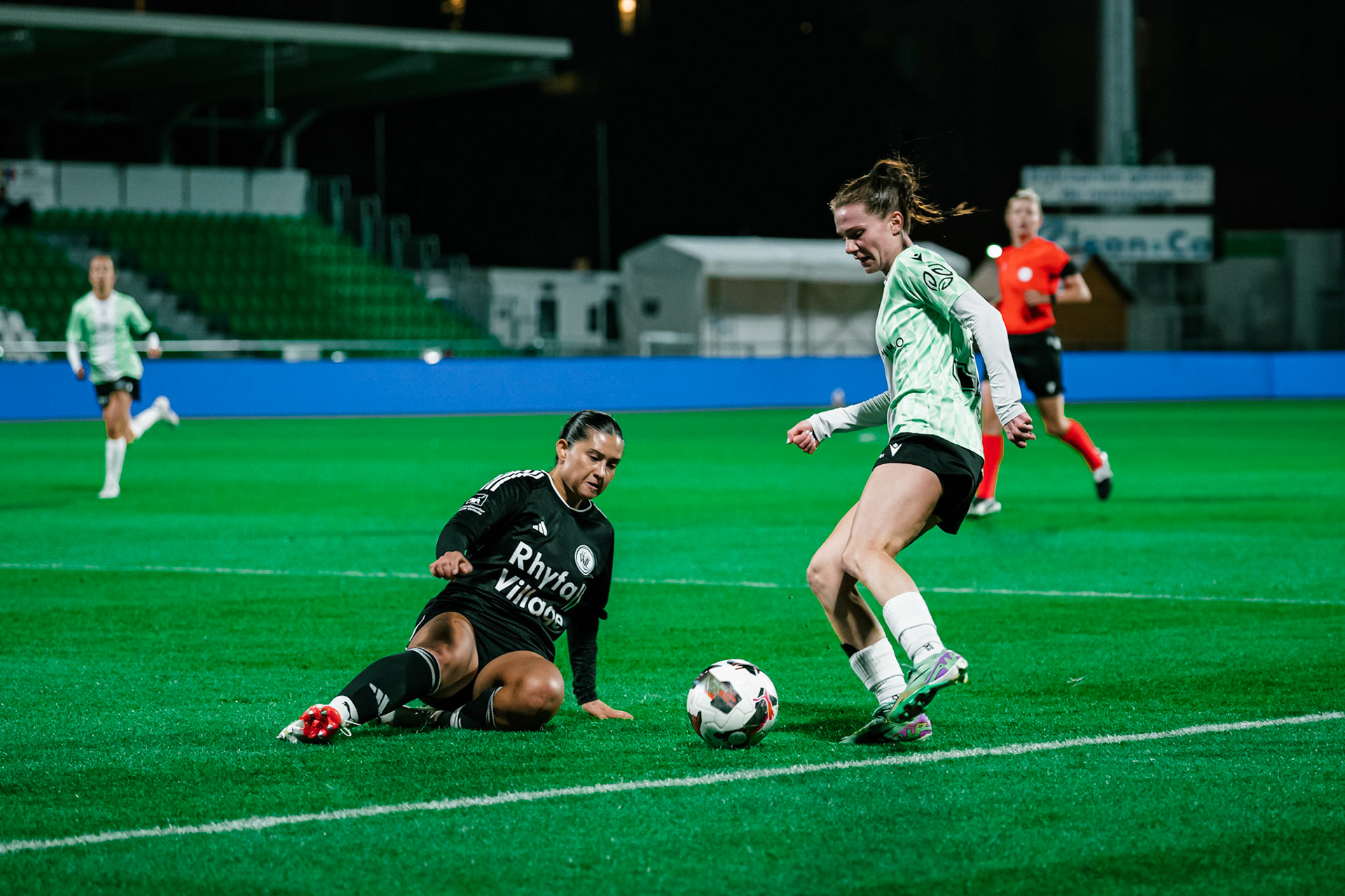 Match de championnat LNB (féminine) opposant Yverdon Sport FC et FC Wil 1900 au Stade Municipal, Yverdon. (Christian António/LibsVisuals.com)