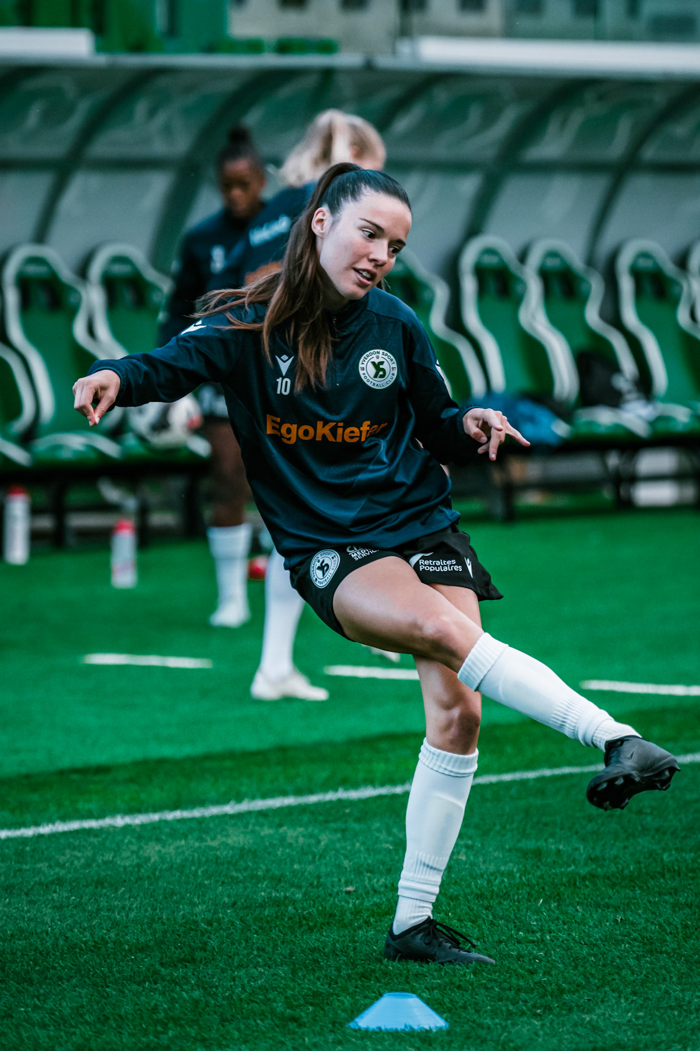 Match de championnat LNB (féminine) opposant Yverdon Sport FC et FC Wil 1900 au Stade Municipal, Yverdon. (Christian António/LibsVisuals.com)