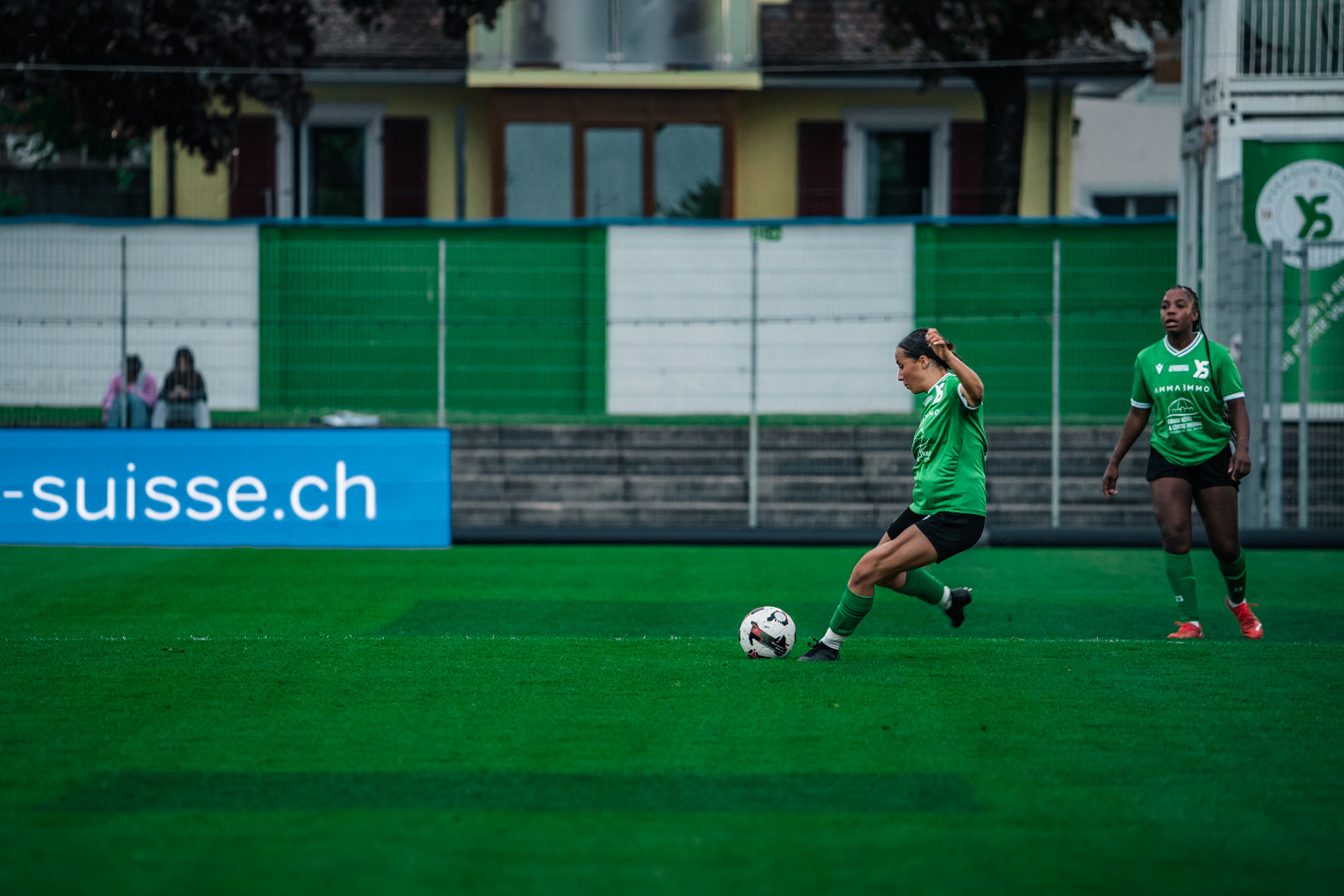 Yverdon Sport FC et FC Rapperswil-Jona au Stade Municipal. (Christian António/LibsVisuals.com)