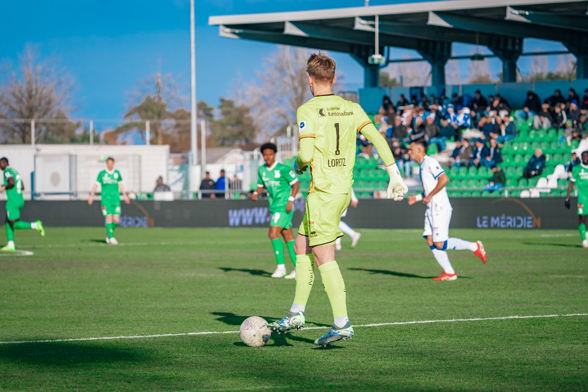 Yverdon Sport FC et FC Luzern au Stade Municipal. (Christian António/LibsVisuals.com)